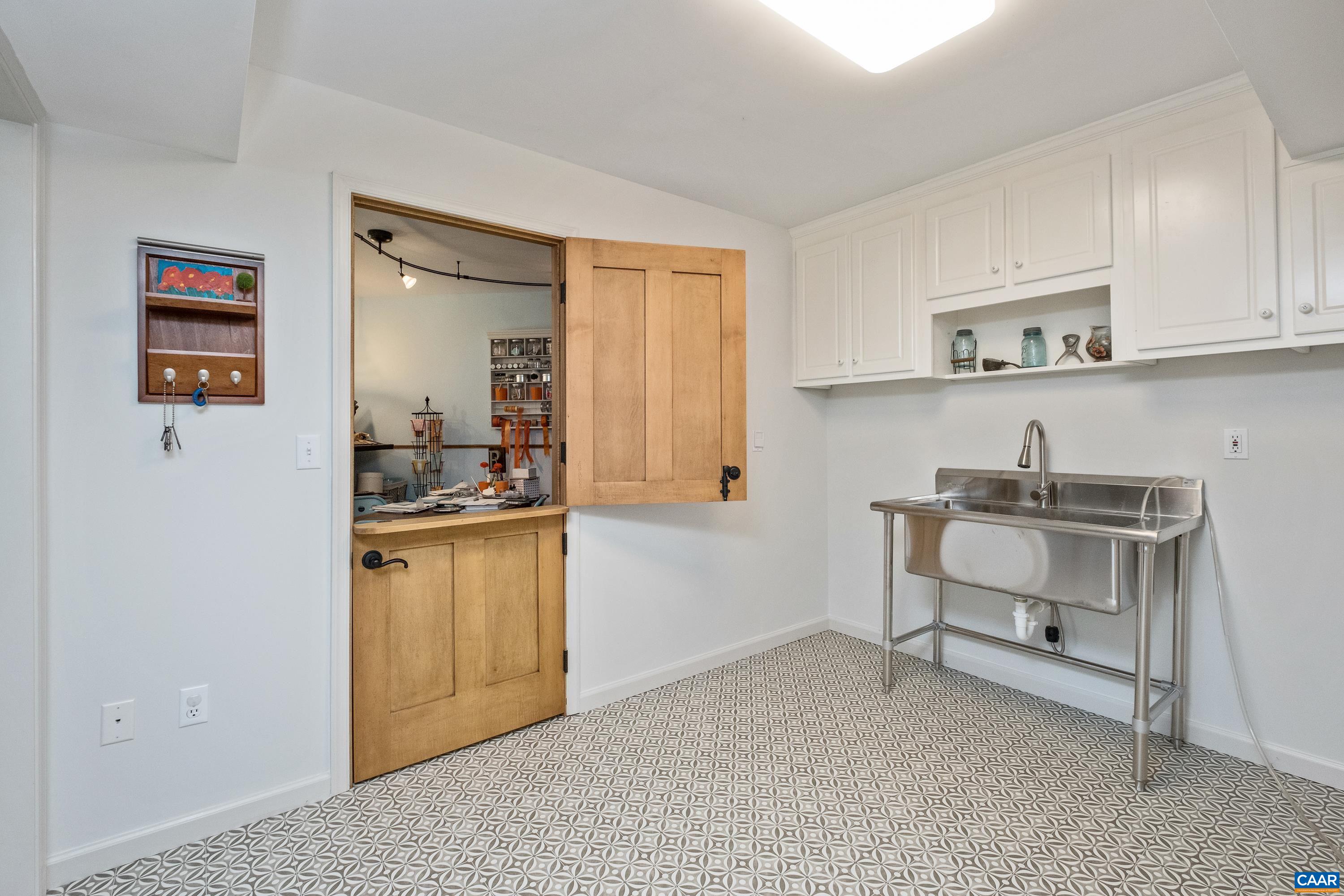 Custom Dutch door entry to office/studio/workshop