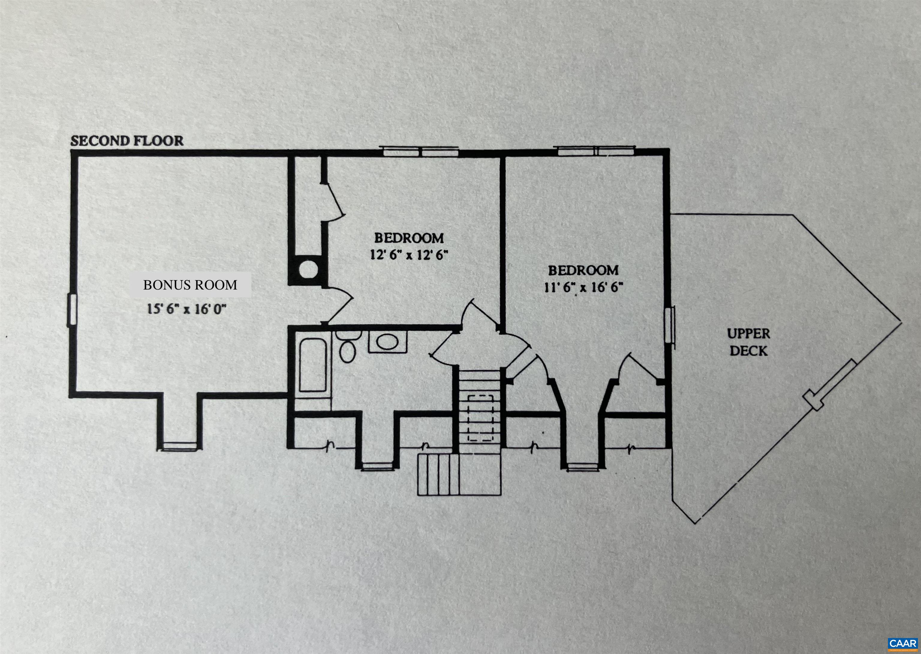 Second floor plan Second floor plan