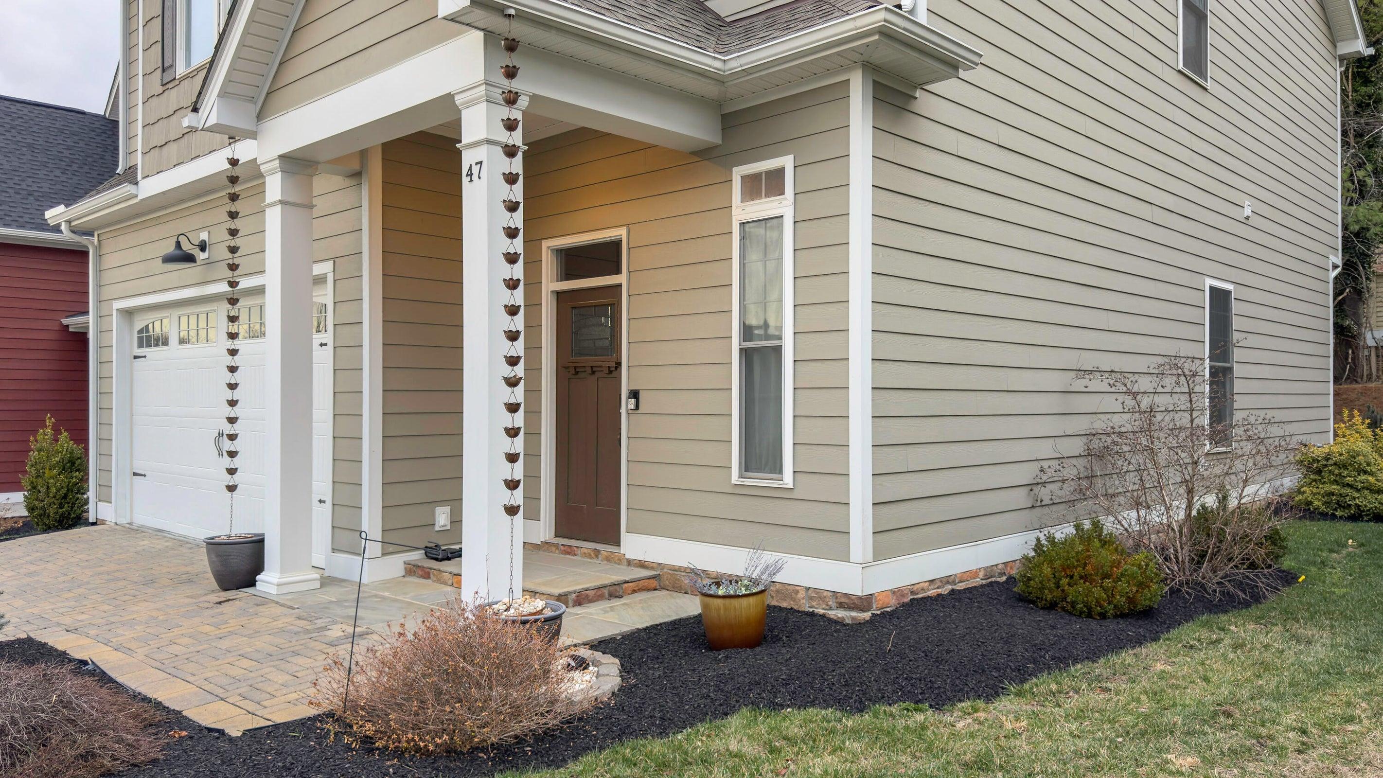 Enjoy truly low-maintenance living with HOA services that cover exterior upkeep.
