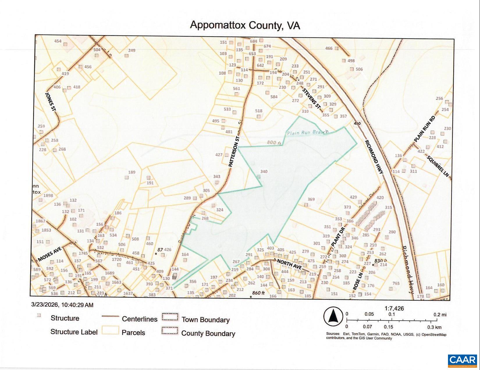 PATTERSON ST, APPOMATTOX, Virginia 24522, ,Land,PATTERSON ST,674790 MLS # 674790