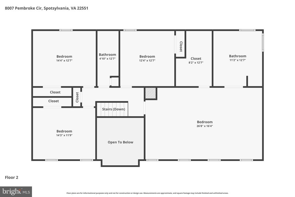 8007 PEMBROKE CIR, SPOTSYLVANIA, Virginia 22551, 4 Bedrooms Bedrooms, ,3 BathroomsBathrooms,Residential,8007 PEMBROKE CIR,VASP2038934 MLS # VASP2038934
