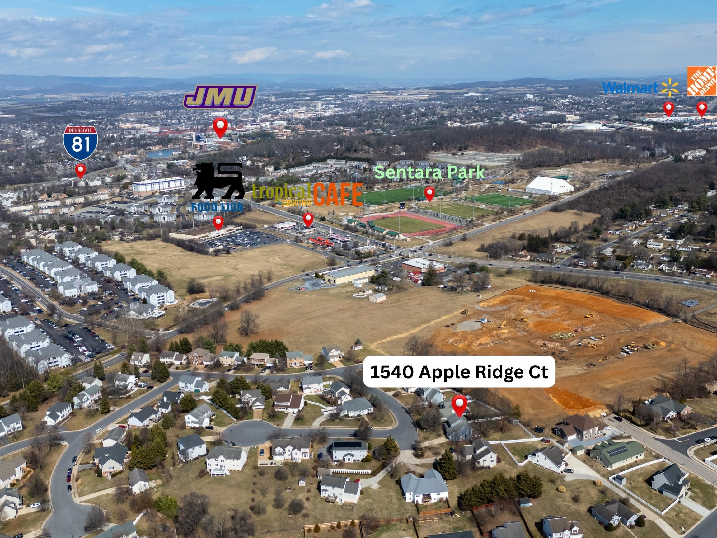 1540 APPLE RIDGE CT, HARRISONBURG, Virginia 22801, 4 Bedrooms Bedrooms, ,2 BathroomsBathrooms,Residential,1540 APPLE RIDGE CT,674846 MLS # 674846