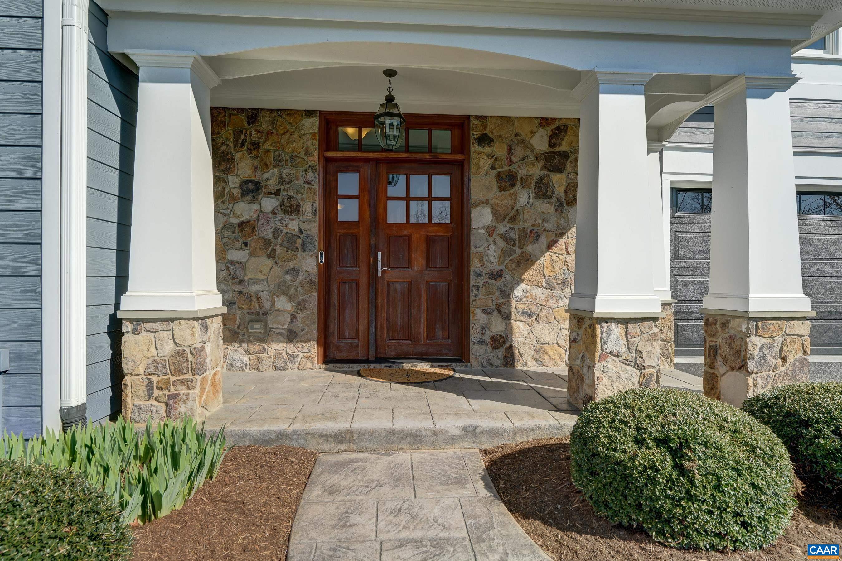 Welcoming front porch.