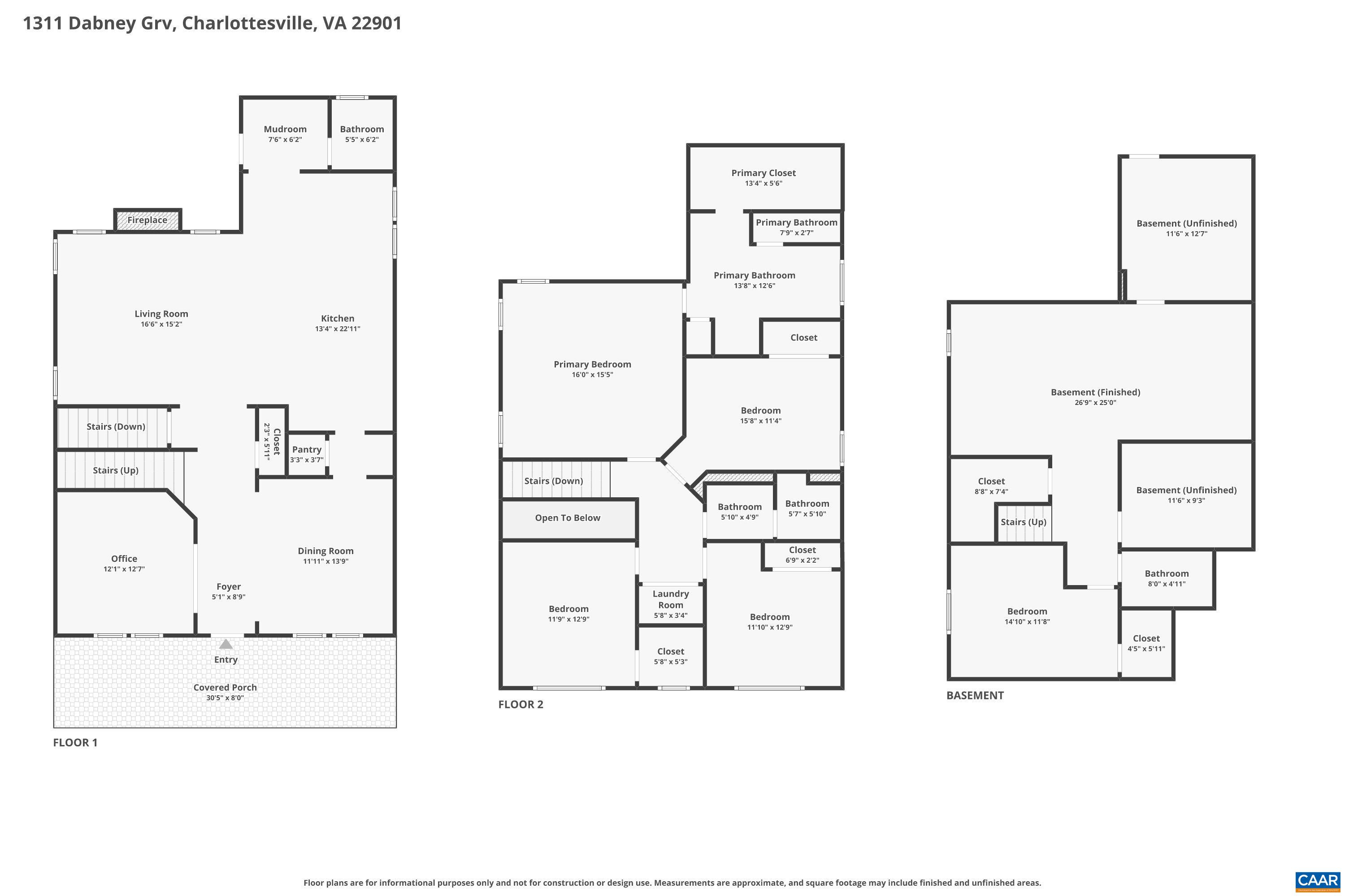 1311 DABNEY GRV, CHARLOTTESVILLE, Virginia 22901, 5 Bedrooms Bedrooms, ,3 BathroomsBathrooms,Residential,1311 DABNEY GRV,674764 MLS # 674764