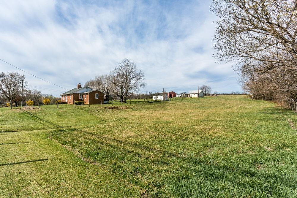 Looking south from north east corner of property line. Looking south from north east corner of property line.