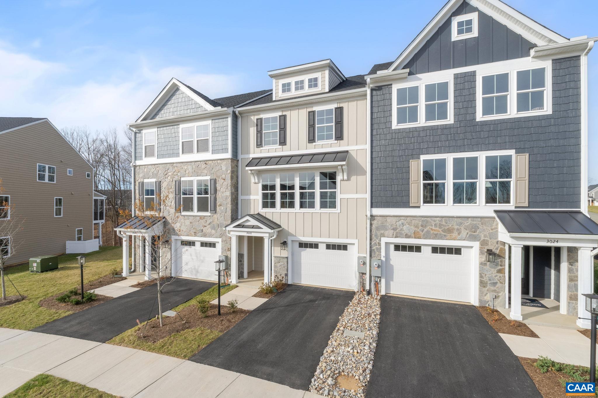 3026 FARROW CIR, CHARLOTTESVILLE, Virginia 22901, 3 Bedrooms Bedrooms, ,2 BathroomsBathrooms,Residential,Holly I A Townhome Plan - Elevation C,3026 FARROW CIR,672112 MLS # 672112