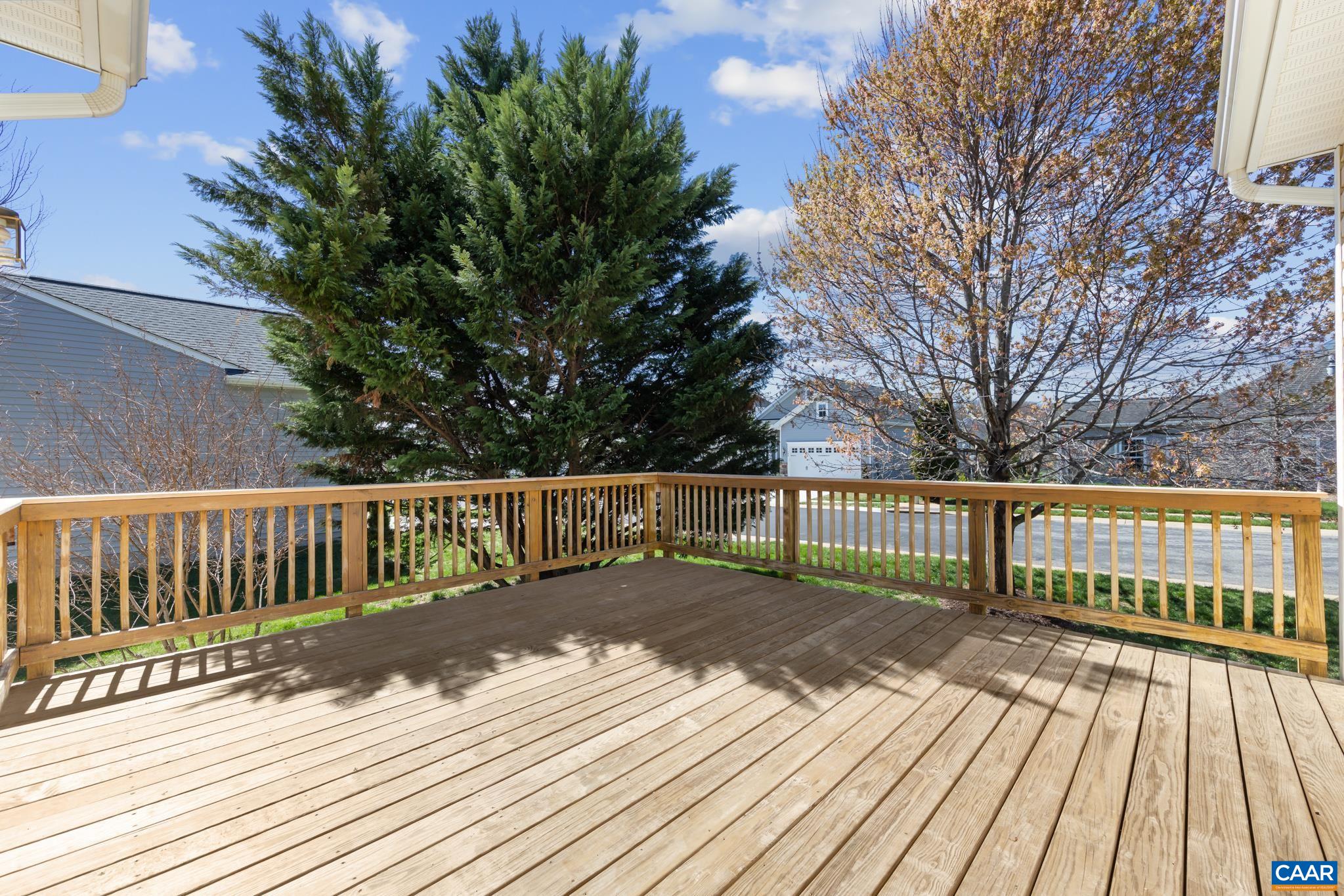 The corner lot provides a lot of privacy with the trees filled in The corner lot provides a lot of privacy with the trees filled in