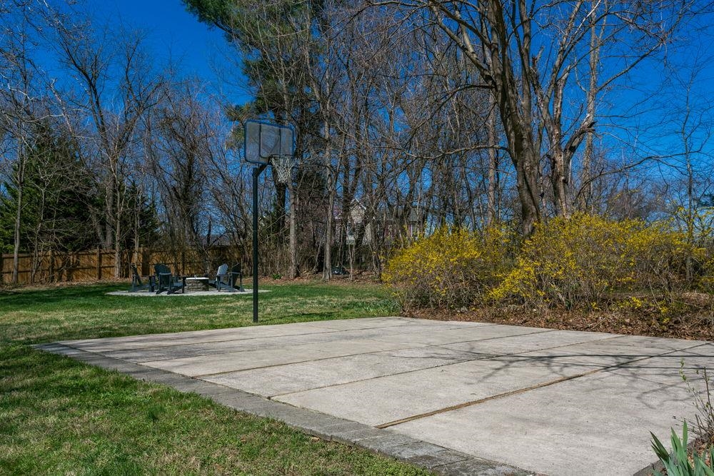 for basketball, roller skating or great place for chalk art.