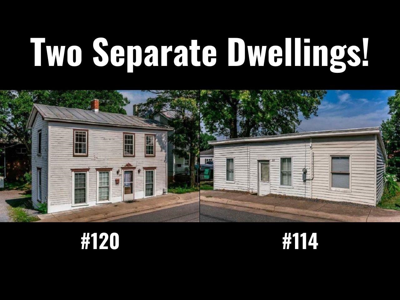 120 & 114 N CENTRAL ST, BROADWAY, Virginia 22815, ,Residential,120 & 114 N CENTRAL ST,675193 MLS # 675193