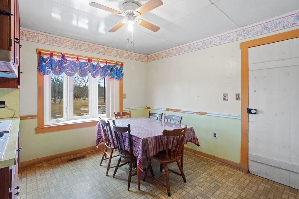 with door to laundry room