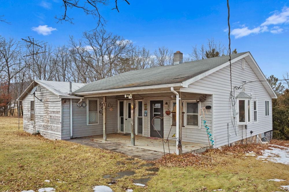 looking from east to west