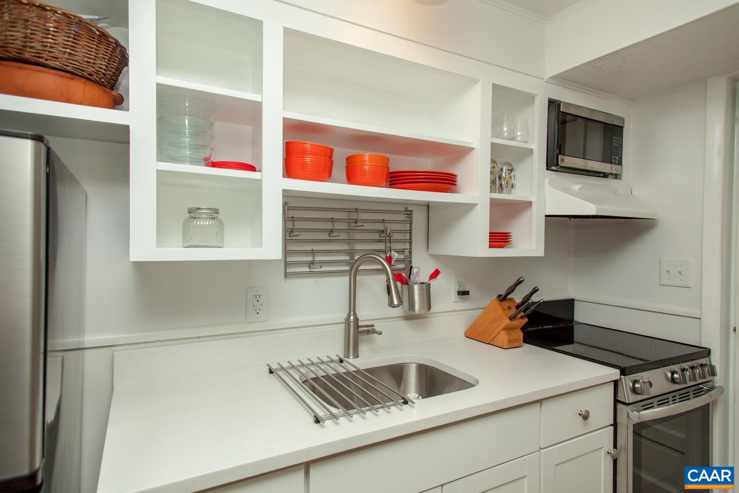 Includes stainless steel appliances.