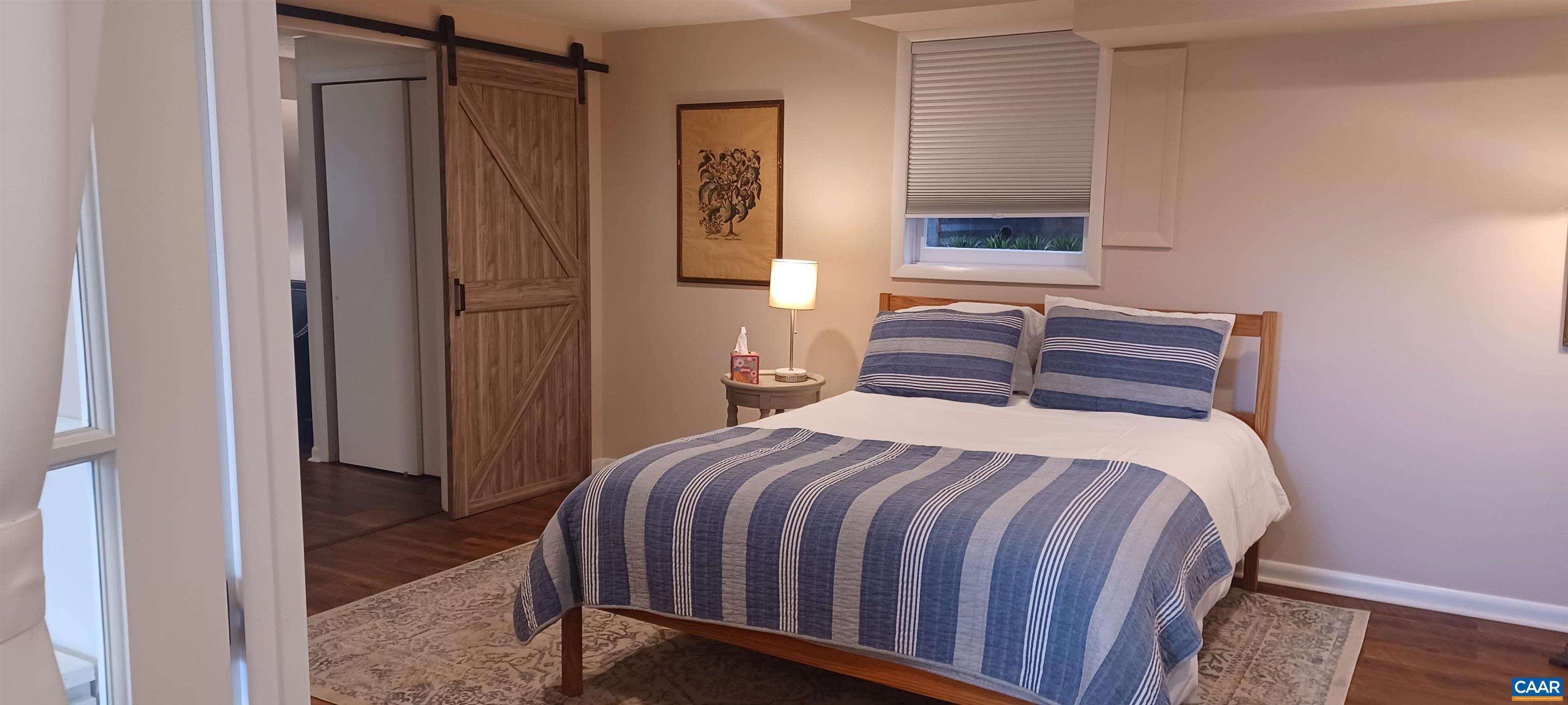 Unit C features a spacious bedroom.