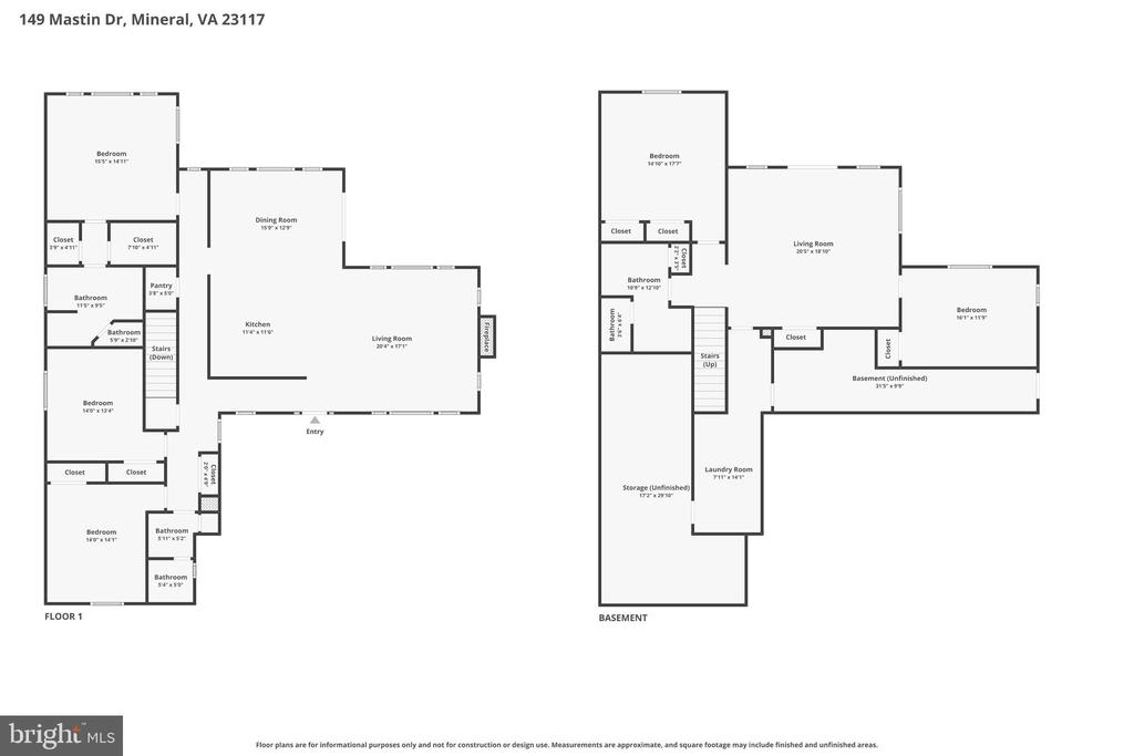 149 MASTIN DR, MINERAL, Virginia 23117, 5 Bedrooms Bedrooms, ,3 BathroomsBathrooms,Residential,149 MASTIN DR,VALA2009568 MLS # VALA2009568