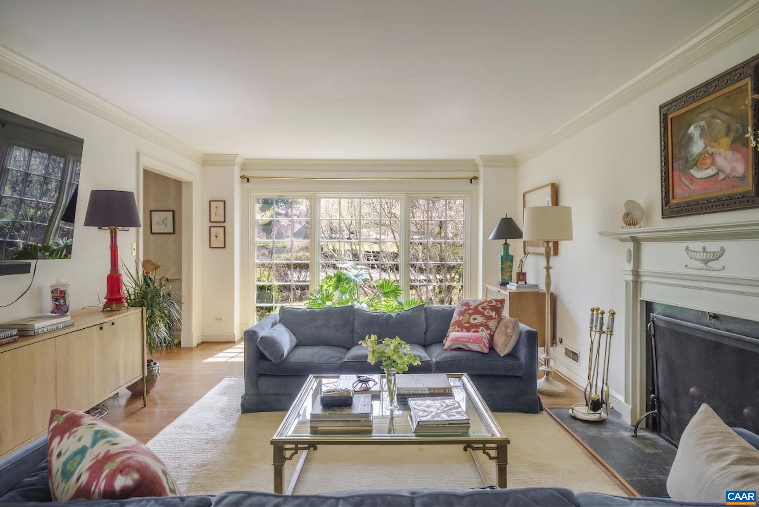 Fabulous room with generous dimensions spanning from front to rear of the home- 13'10