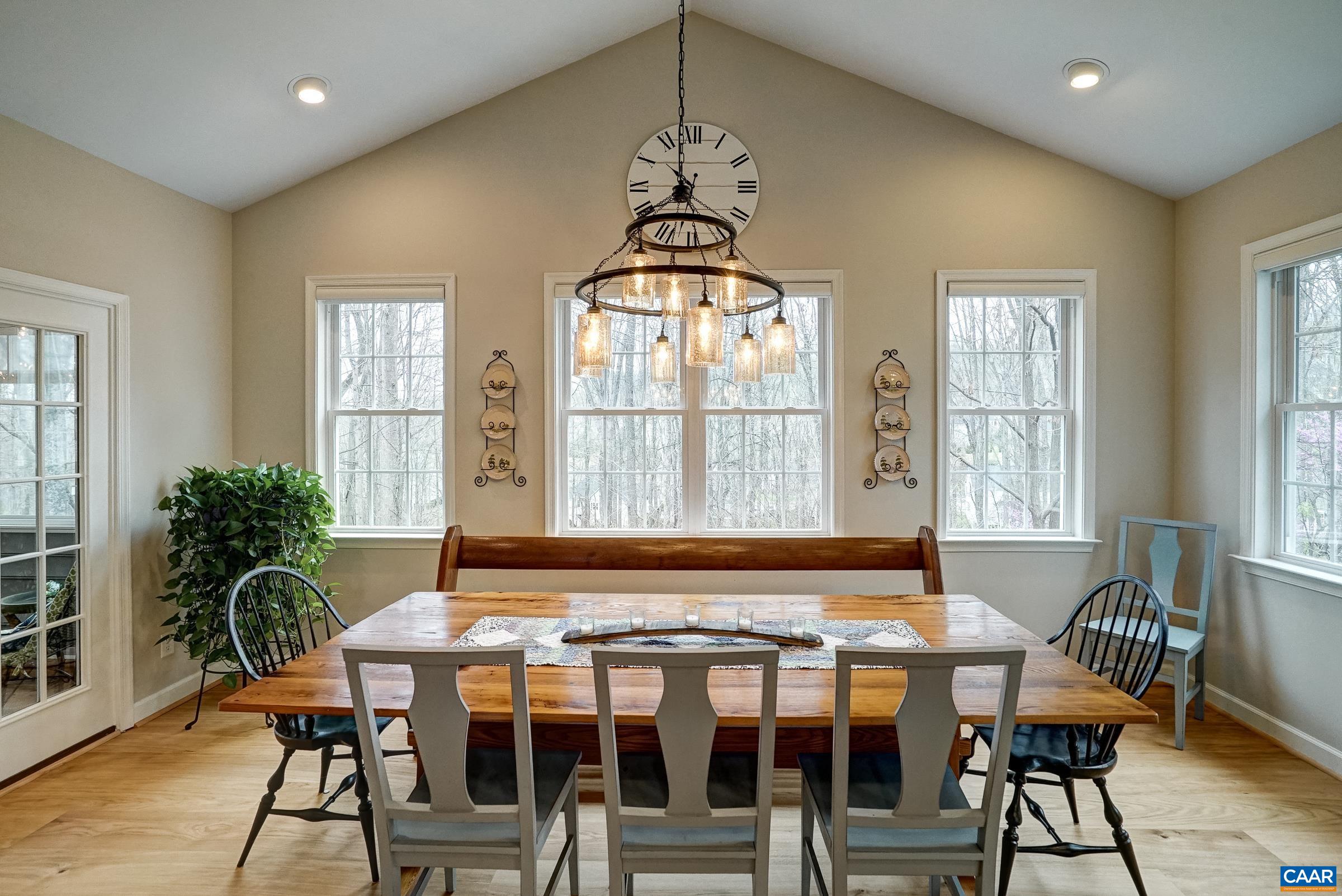 Modern farmhouse lighting.