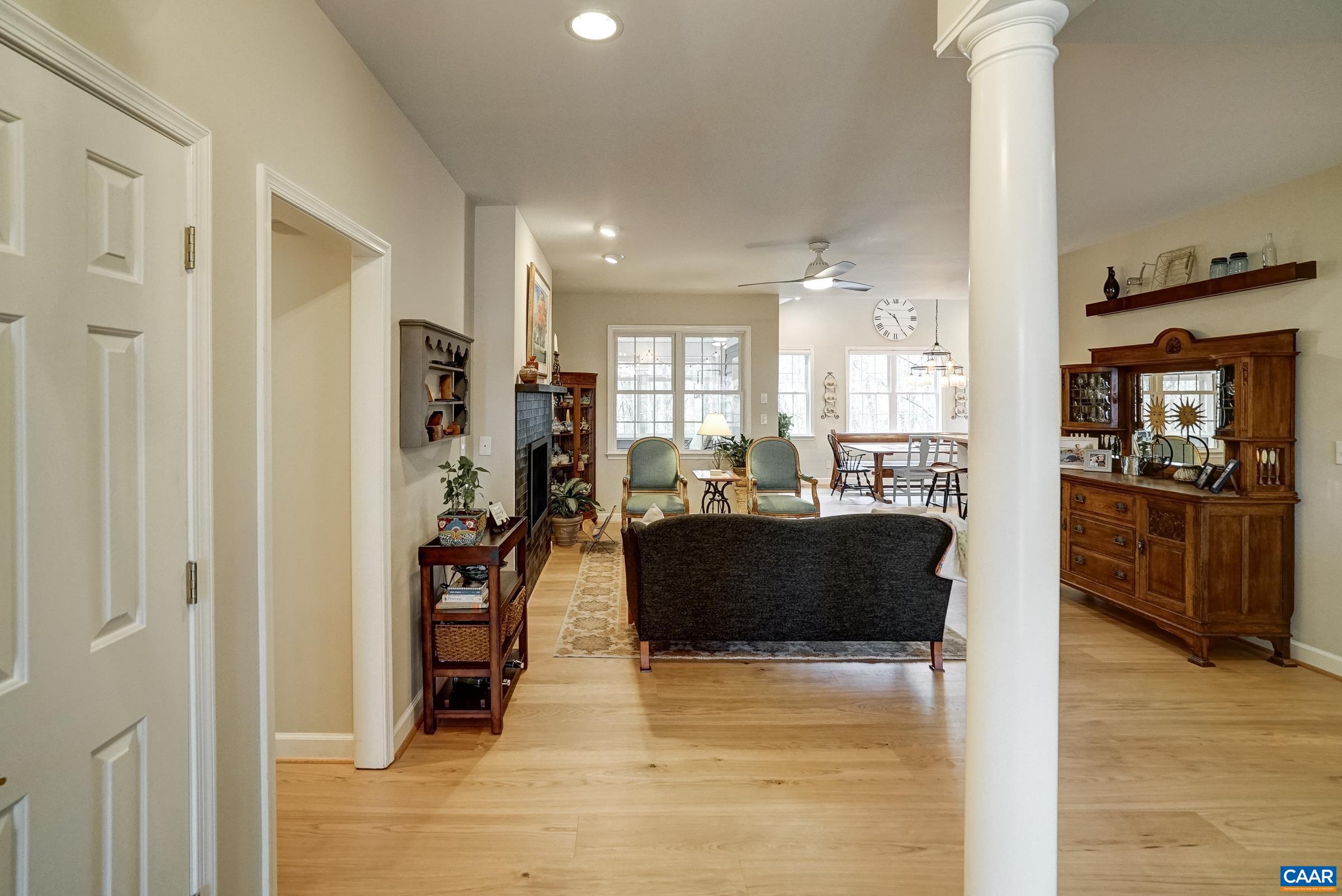 Neutral paint, and large windows throughout!