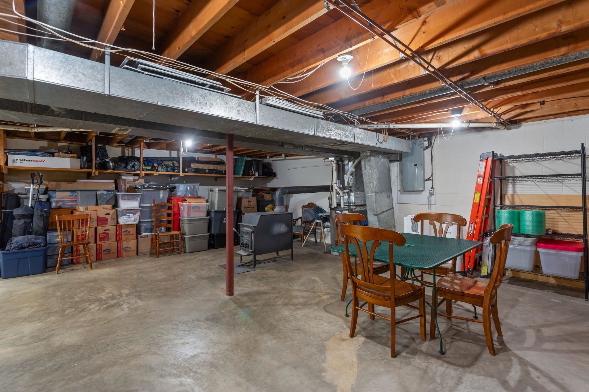 storage space and room for puzzle building, game night, etc!