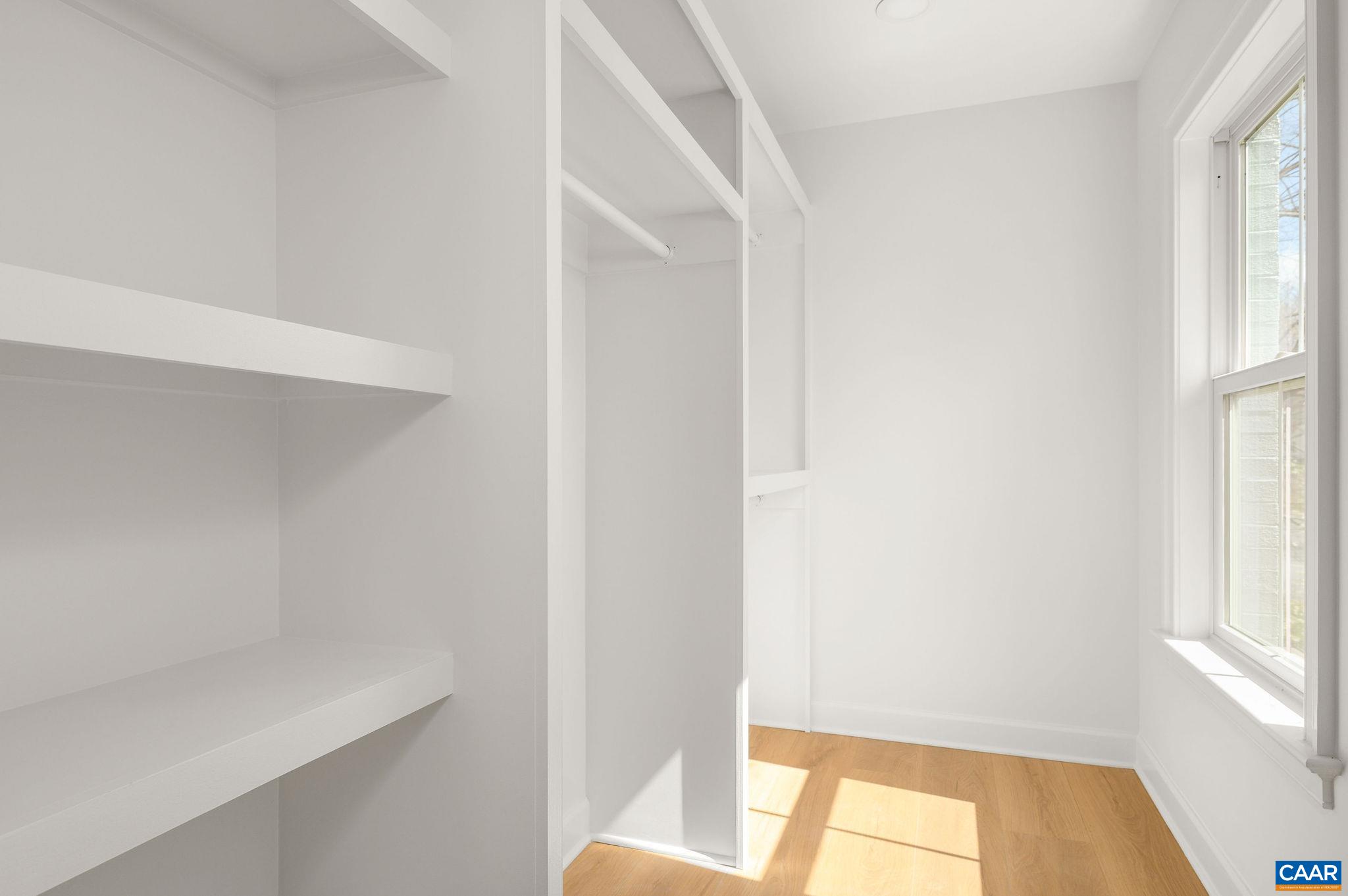Large walk-in closet