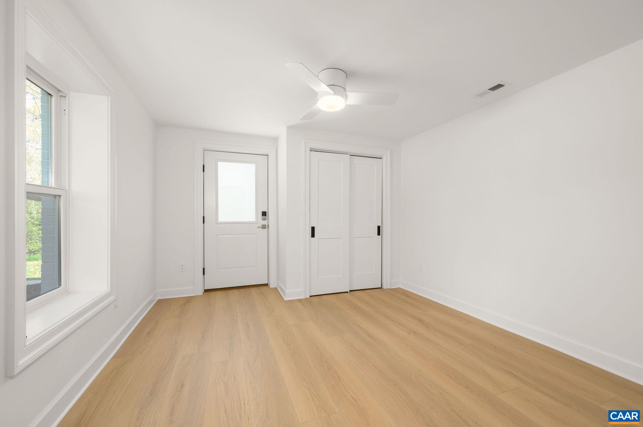Great natural light, large closet and separate entrance