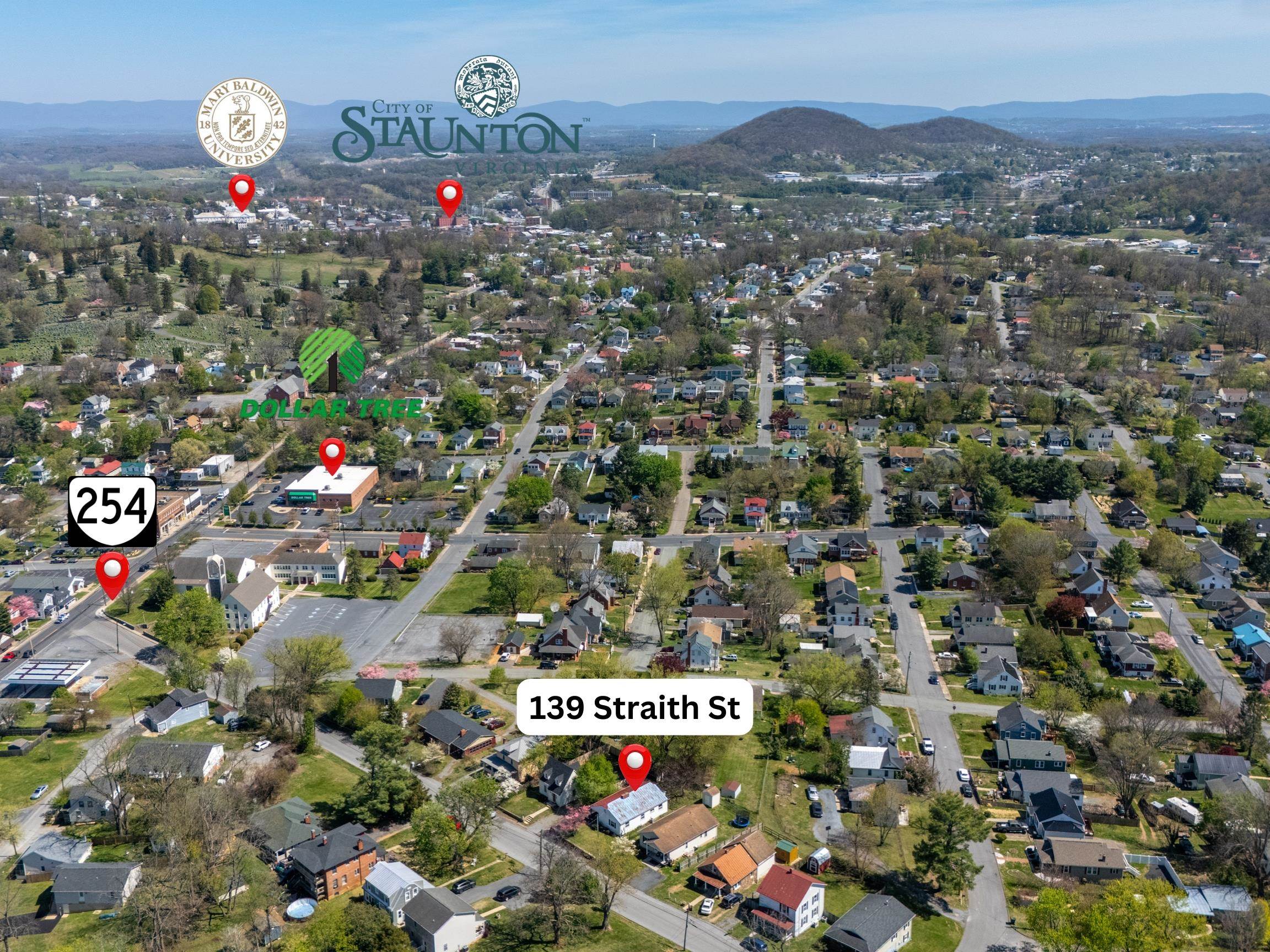 139 STRAITH ST, STAUNTON, Virginia 24401, 3 Bedrooms Bedrooms, ,1 BathroomBathrooms,Residential,139 STRAITH ST,675668 MLS # 675668