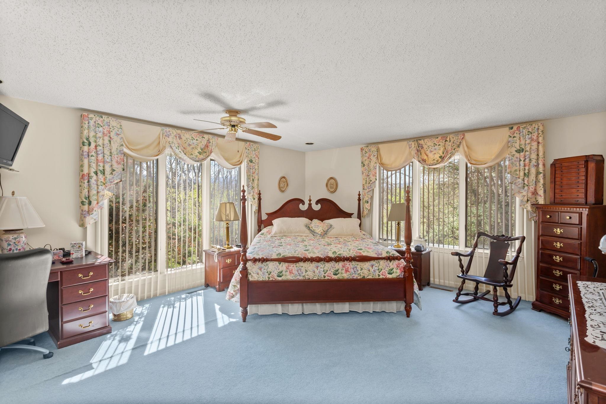 with mountain views.