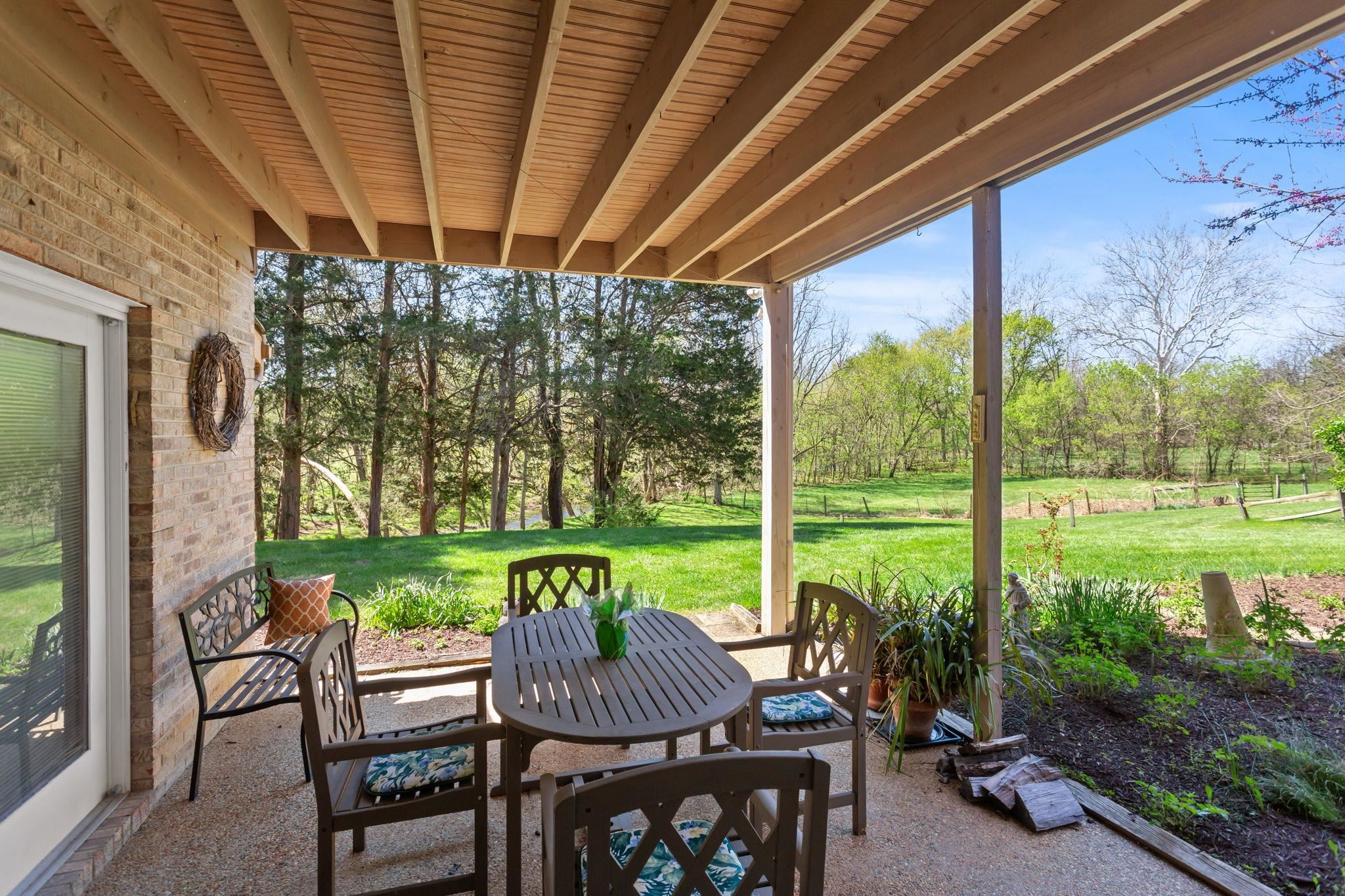 on lower level to the west