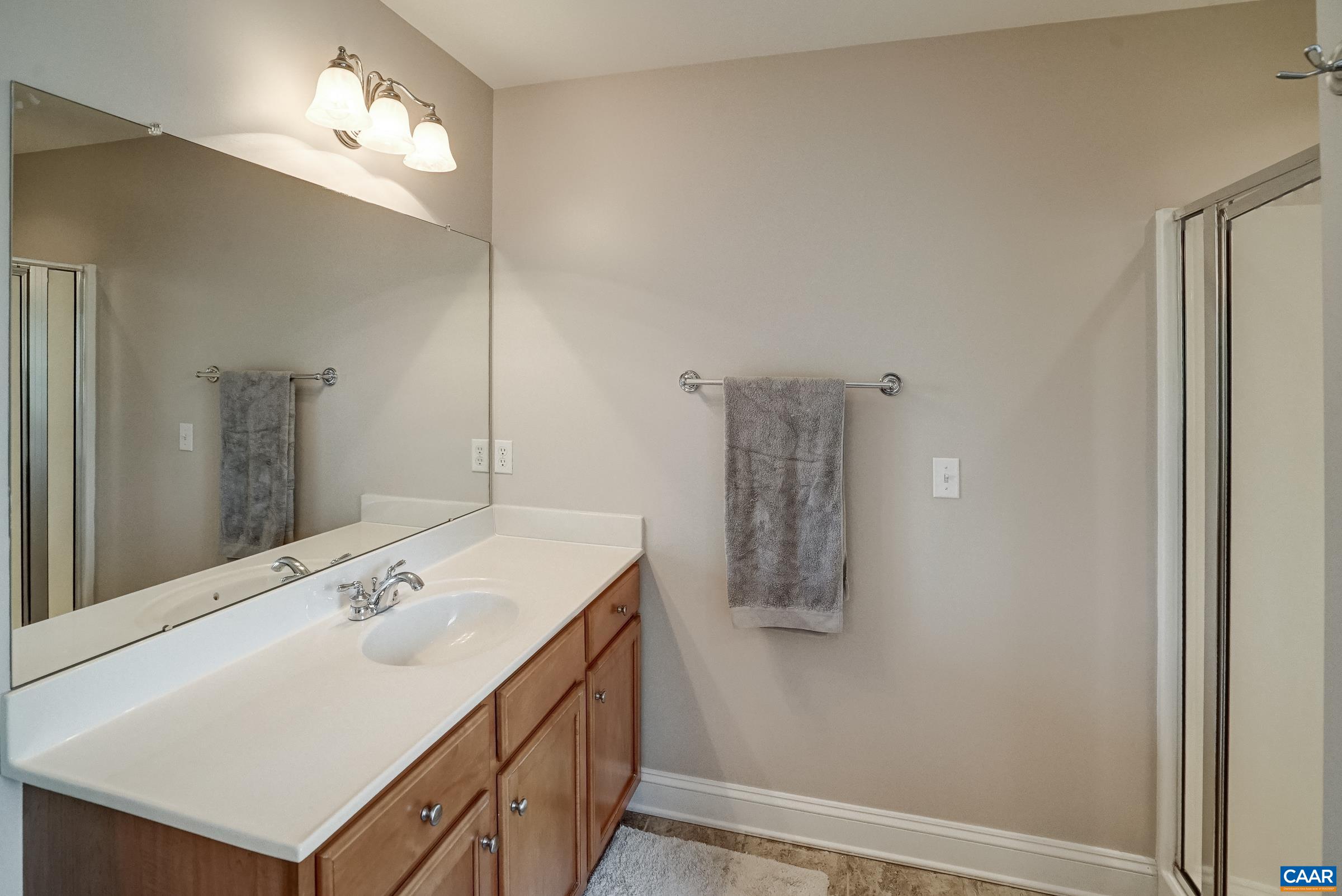 Two separate vanities.