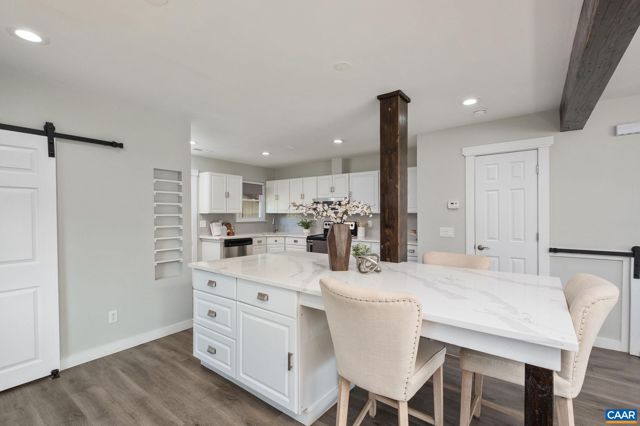 Unique built-ins throughout the home take advantage of all usable storage space!