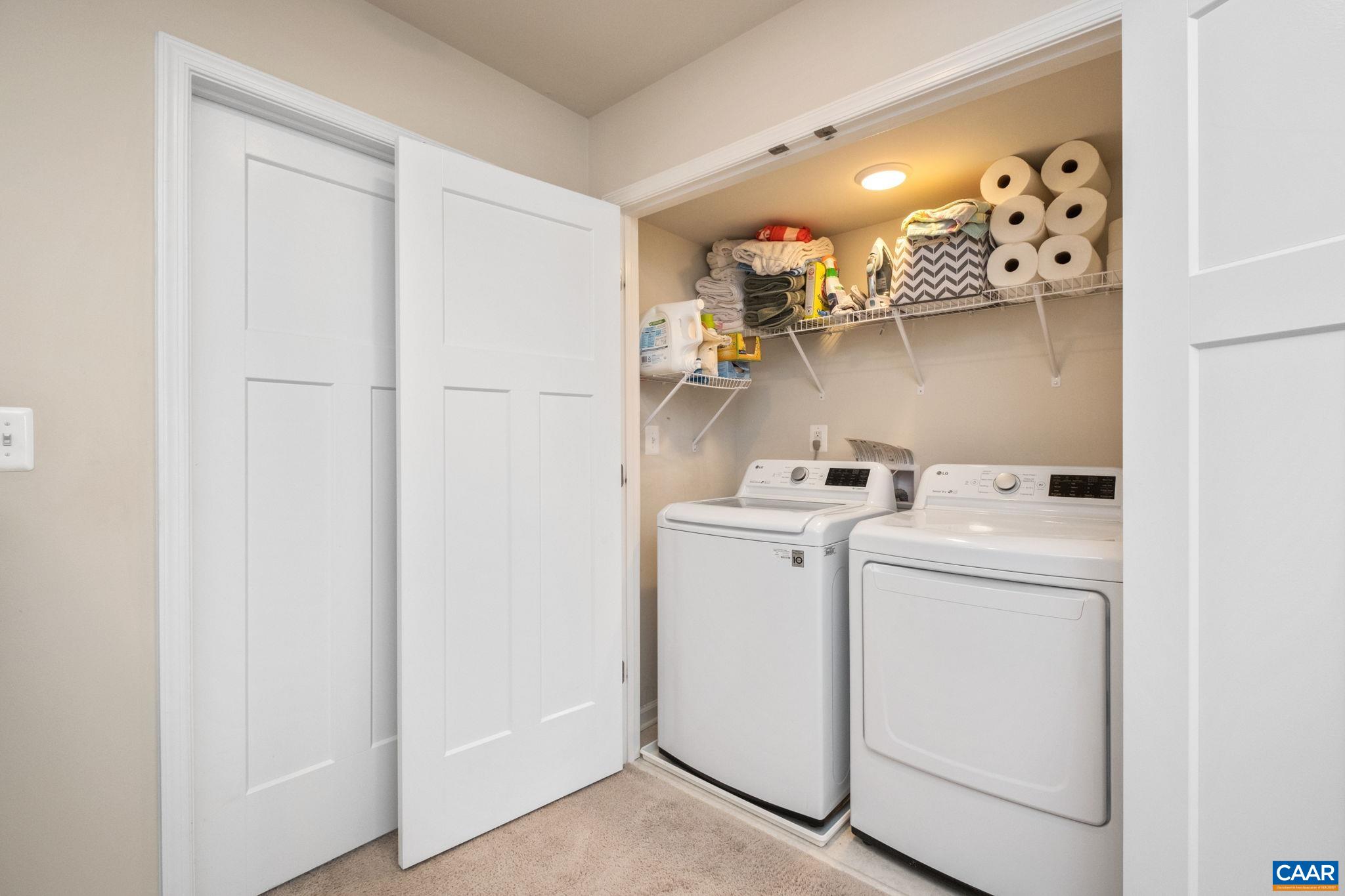 Laundry located on the same level as bedrooms for convenience!