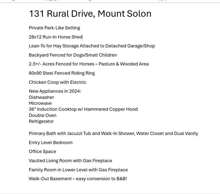 131 RURAL DR, MOUNT SOLON, Virginia 22843, 4 Bedrooms Bedrooms, ,3 BathroomsBathrooms,Residential,131 RURAL DR,675906 MLS # 675906 131 RURAL DR, MOUNT SOLON, Virginia 22843, 4 Bedrooms Bedrooms, ,3 BathroomsBathrooms,Residential,131 RURAL DR,675906 MLS # 675906