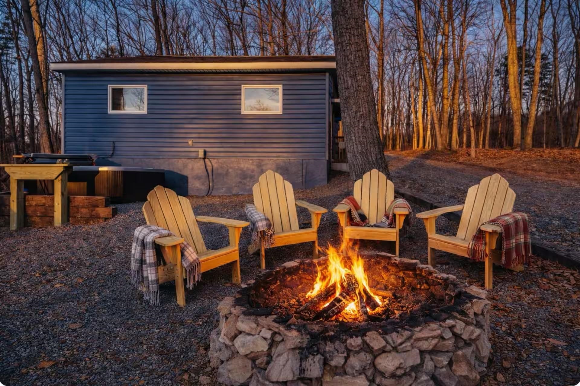 137 PARK VIEW DR, SHENANDOAH, Virginia 22849, 2 Bedrooms Bedrooms, ,1 BathroomBathrooms,Residential,River&rsquo;s Cabin with Hot Tub, Firepit and Fun ,137 PARK VIEW DR,675921 MLS # 675921