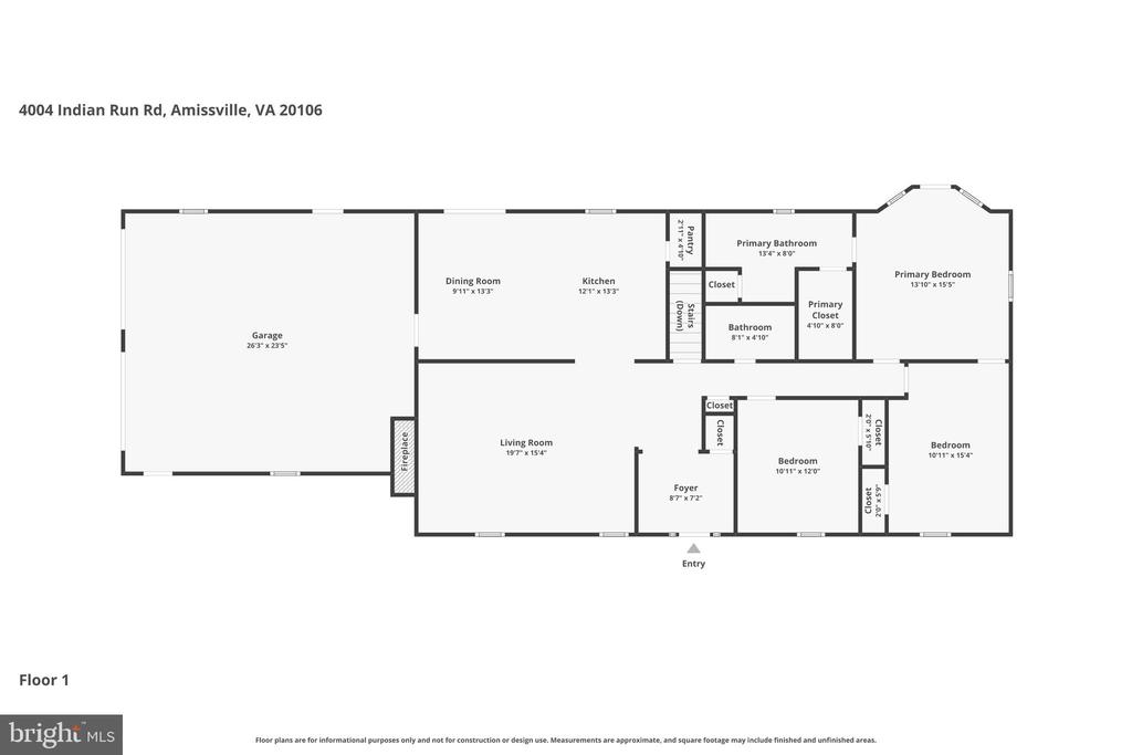 4004 INDIAN RUN RD, AMISSVILLE, Virginia 20106, 3 Bedrooms Bedrooms, ,2 BathroomsBathrooms,Residential,4004 INDIAN RUN RD,VACU2013326 MLS # VACU2013326