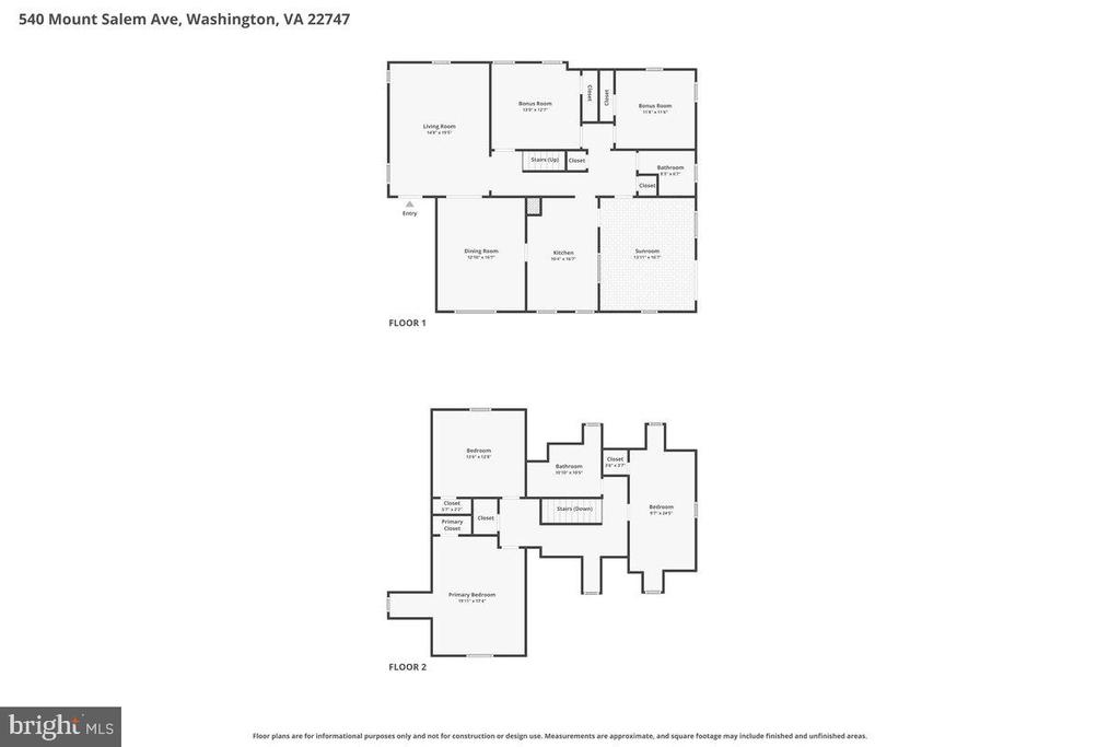 540 MOUNT SALEM AVE, WASHINGTON, Virginia, 5 Bedrooms Bedrooms, ,2 BathroomsBathrooms,Residential,540 MOUNT SALEM AVE,VARP2002566 MLS # VARP2002566