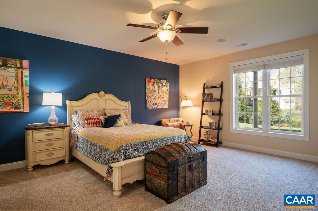 Lower level bedroom is very spacious.