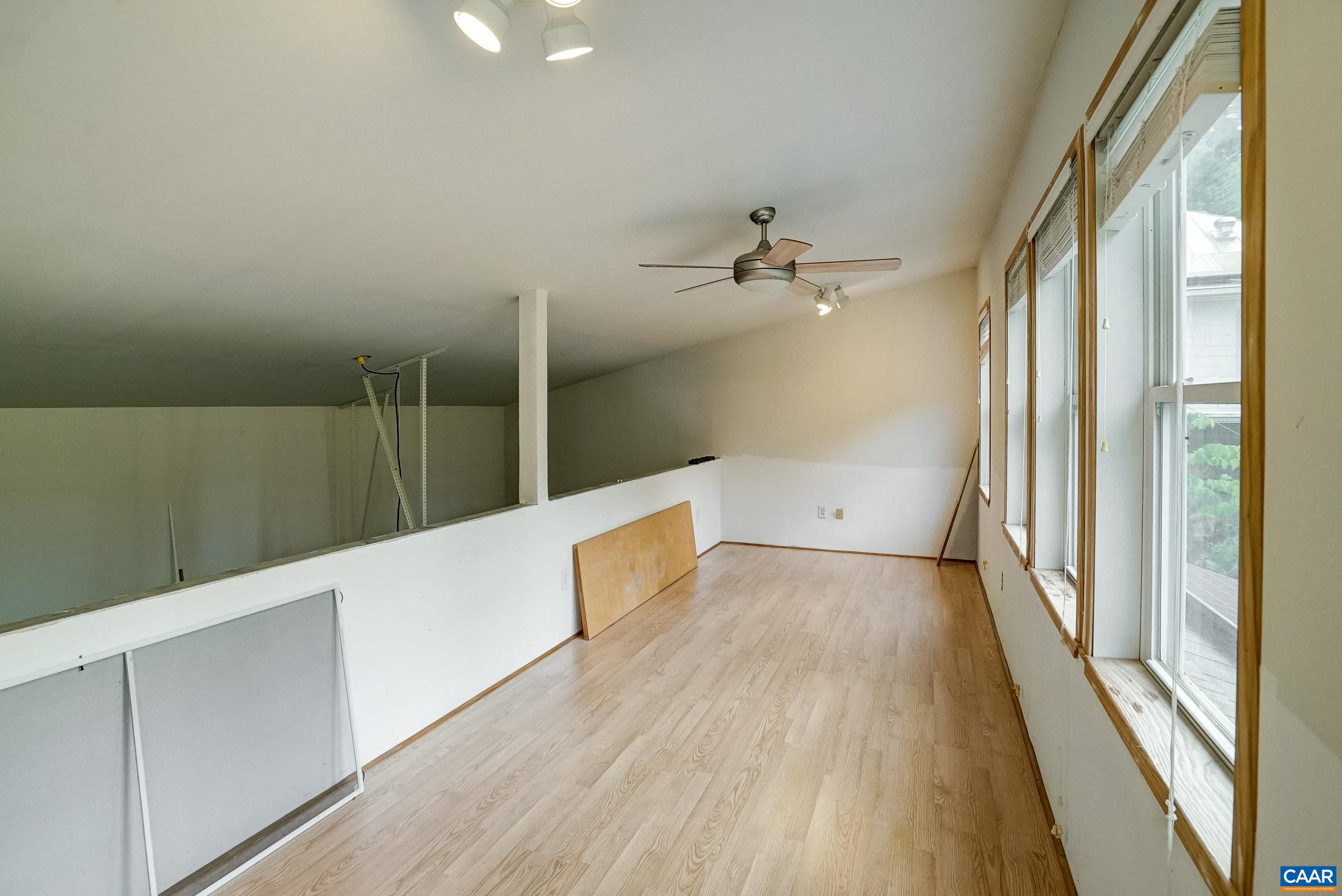 Loft space above - makes a great studio