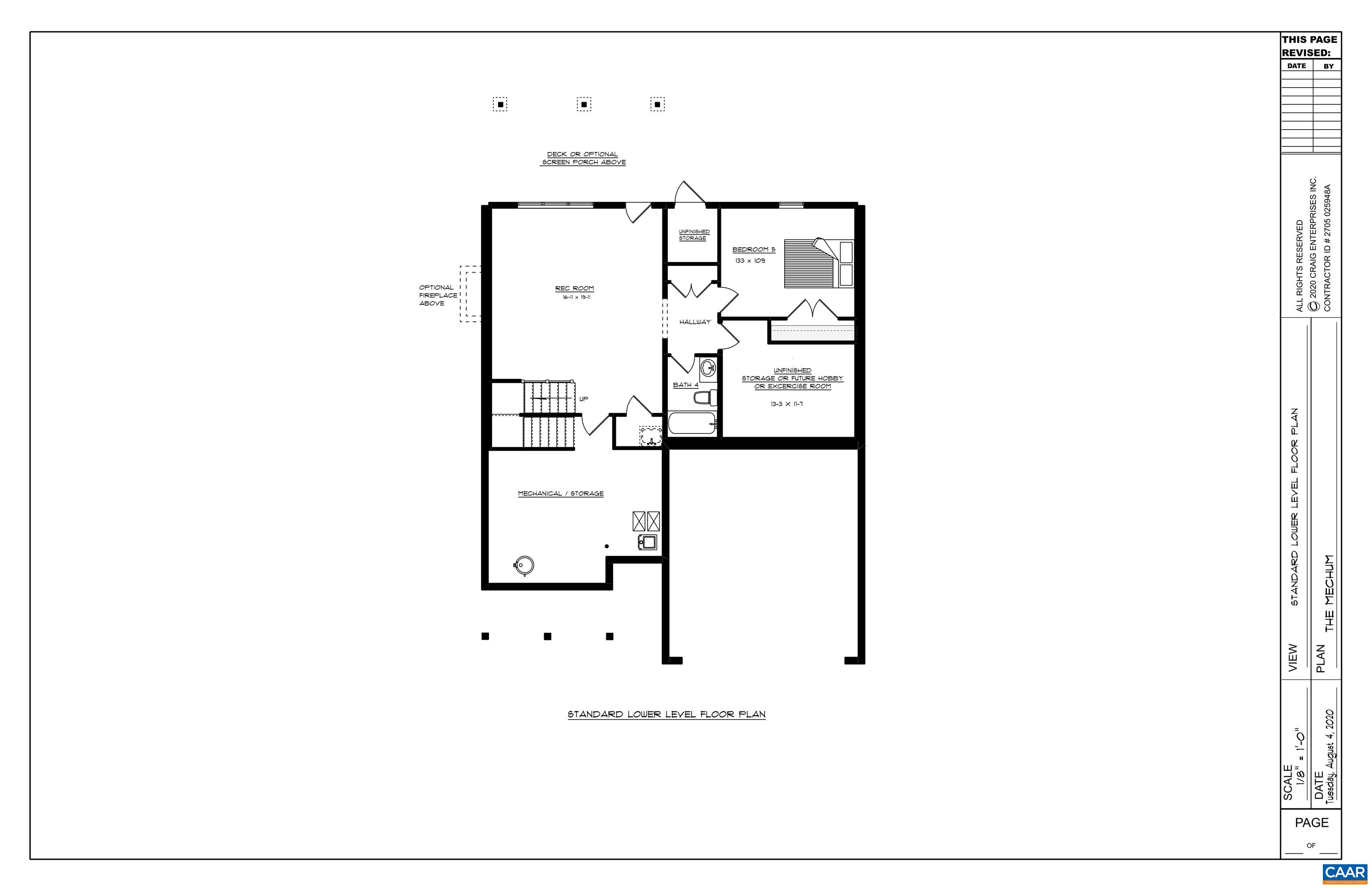114426 RIPARIAN CT, CHARLOTTESVILLE, Virginia 22911, 5 Bedrooms Bedrooms, ,4 BathroomsBathrooms,Residential,The Mechum, Walkout Basement,114426 RIPARIAN CT,676040 MLS # 676040