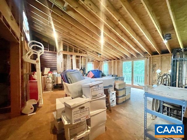 Add another 600 square feet of living space! Rough in plumbing for bathroom is already in. Perfect for future garage apartment or home office space!