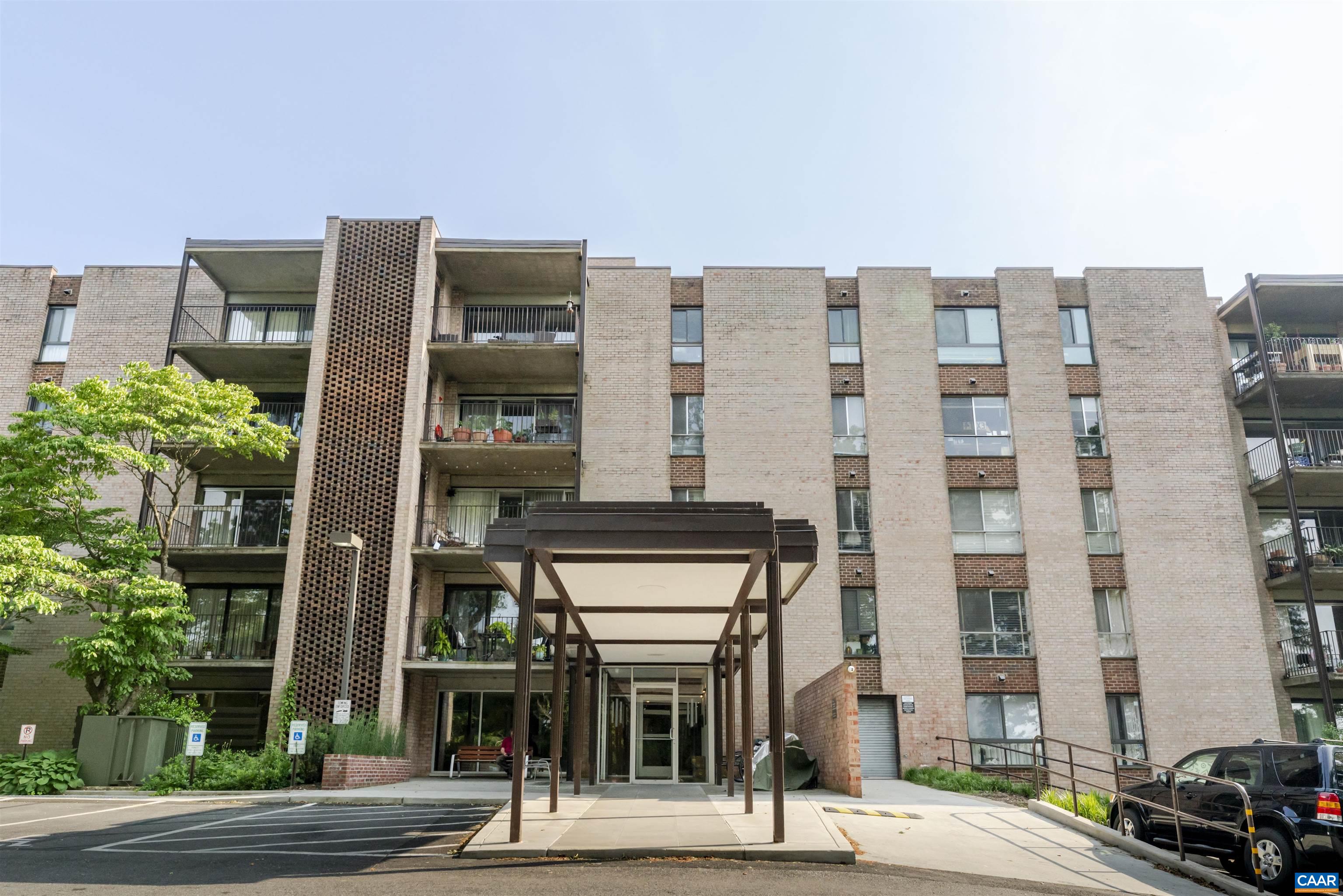 Secure condos in Downtown Charlottesville with loads of parking