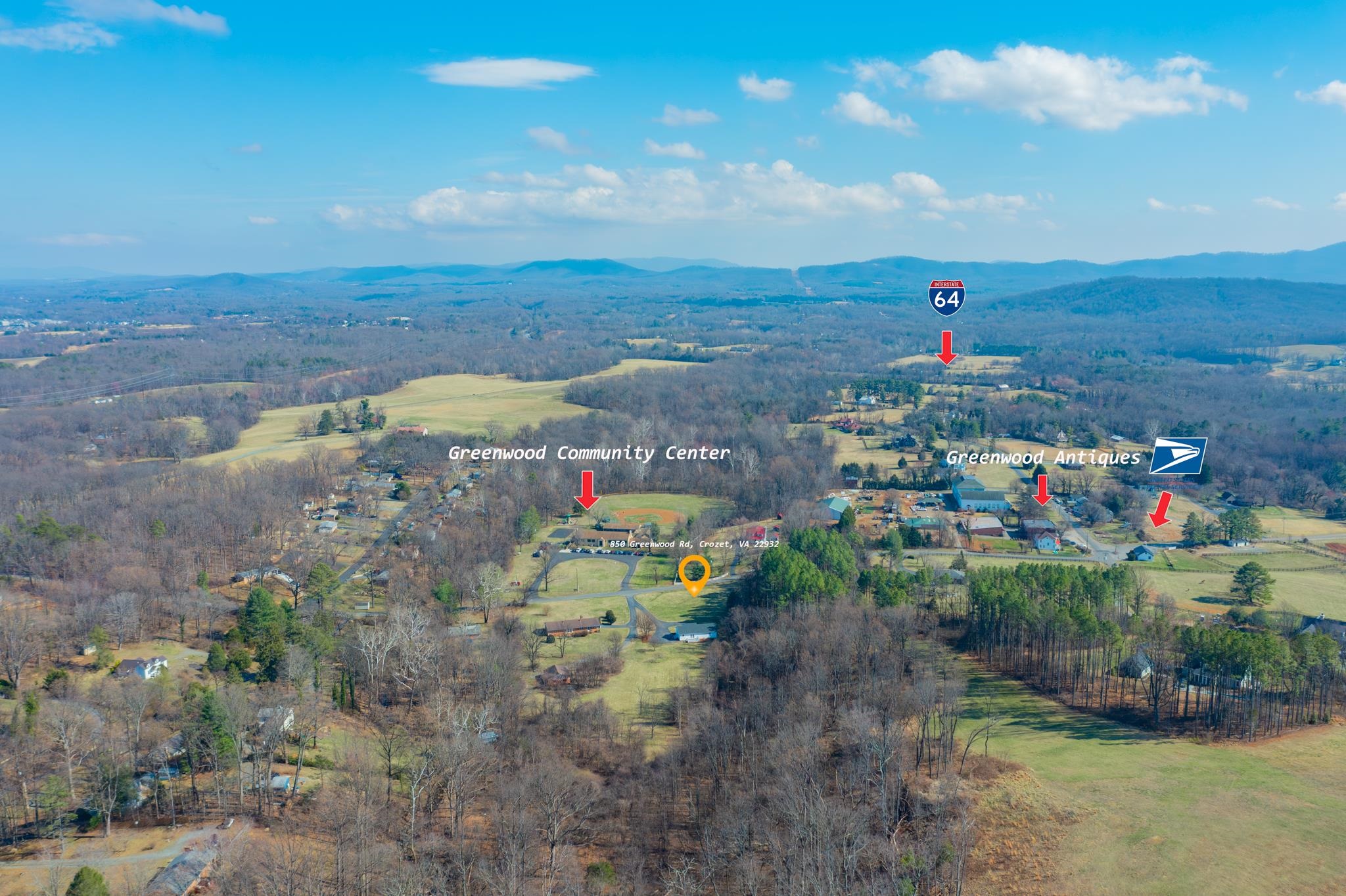 850 GREENWOOD RD, CROZET, Virginia 22932, 3 Bedrooms Bedrooms, ,2 BathroomsBathrooms,Residential,850 GREENWOOD RD,676128 MLS # 676128