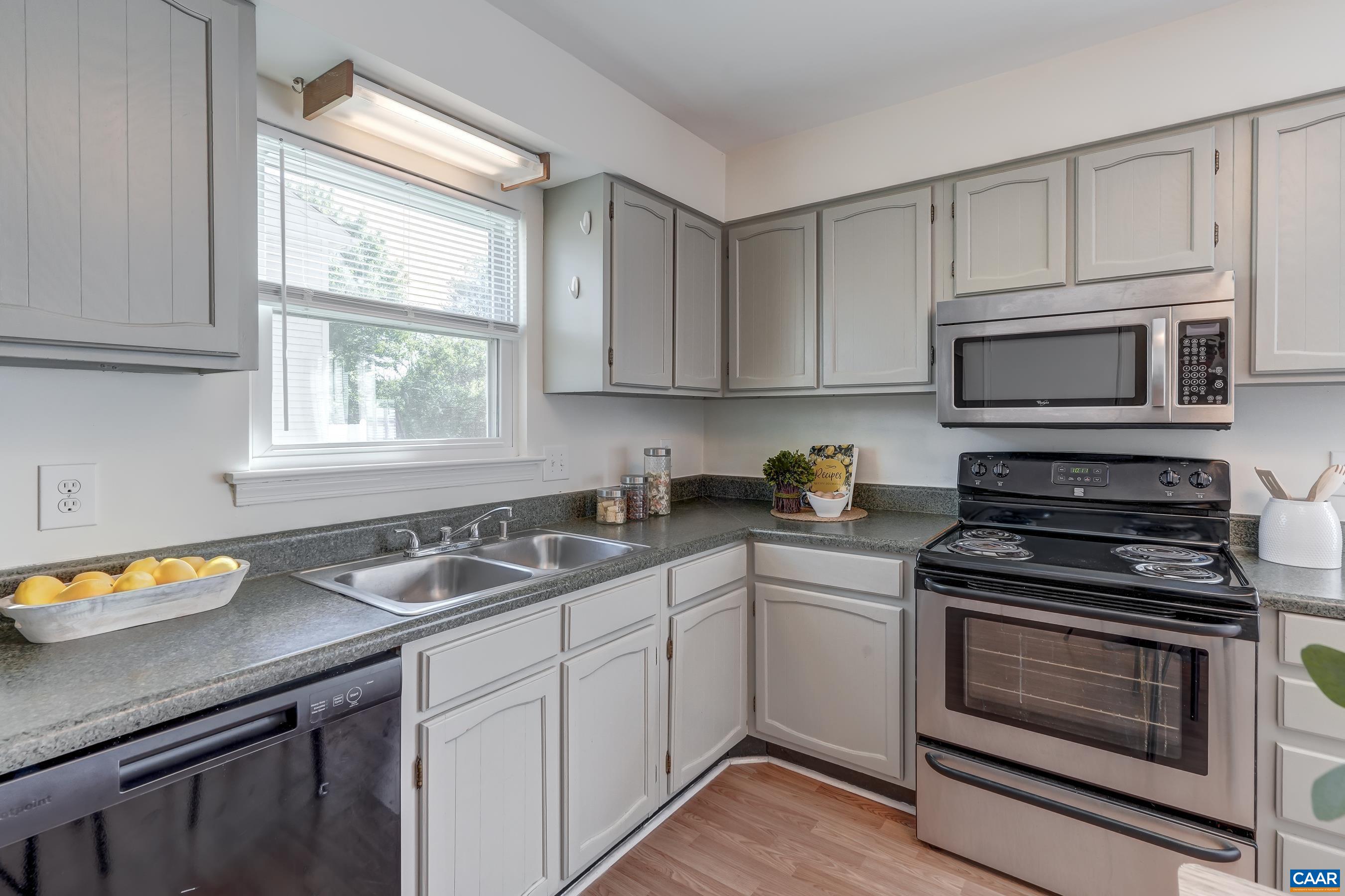 Stainless steel range and refrigerator