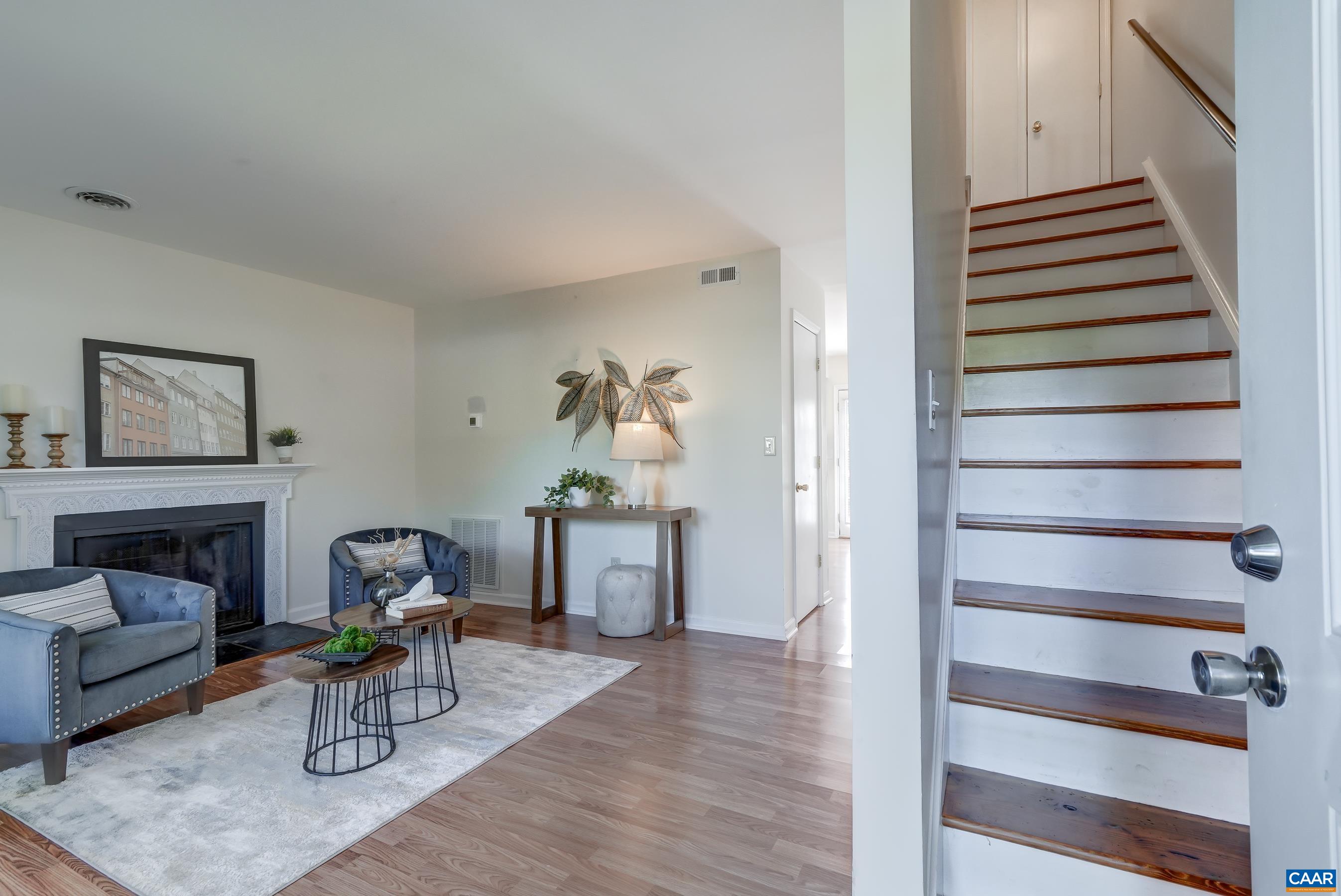 Luxury vinyl flooring throughout the whole home is low maintenance and practical!