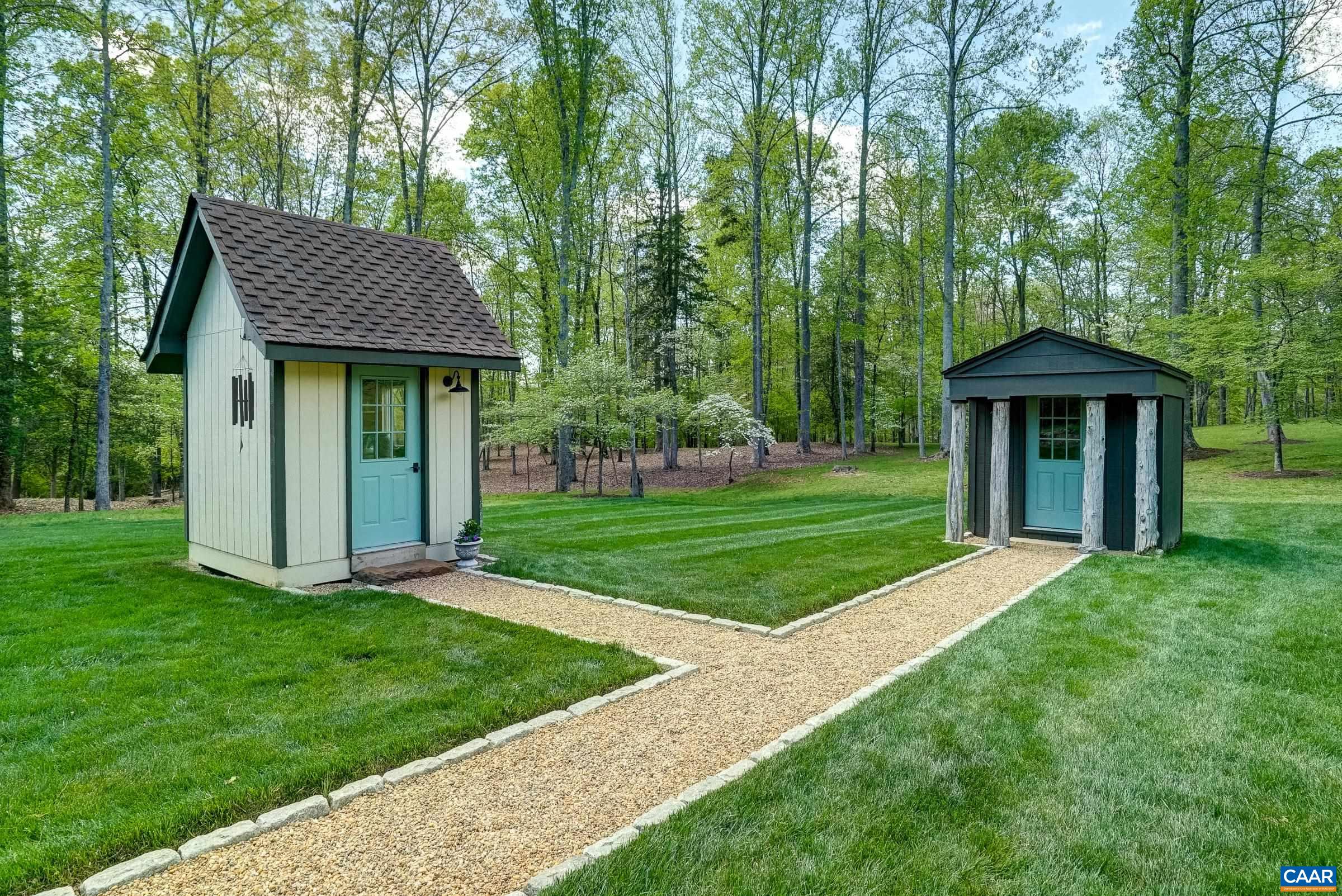 Two sheds for outdoor hobbies!