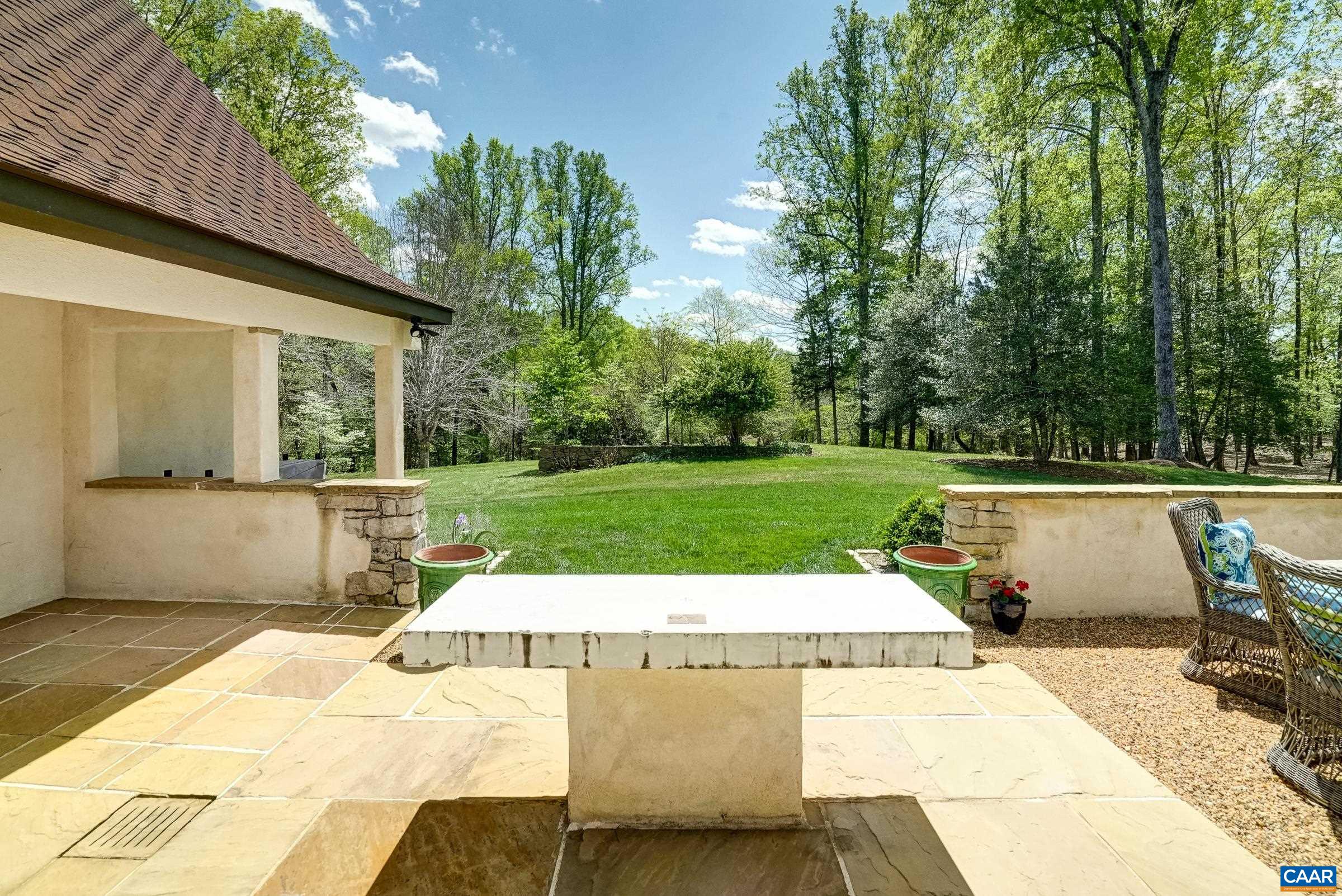 Beautiful imported marble details.