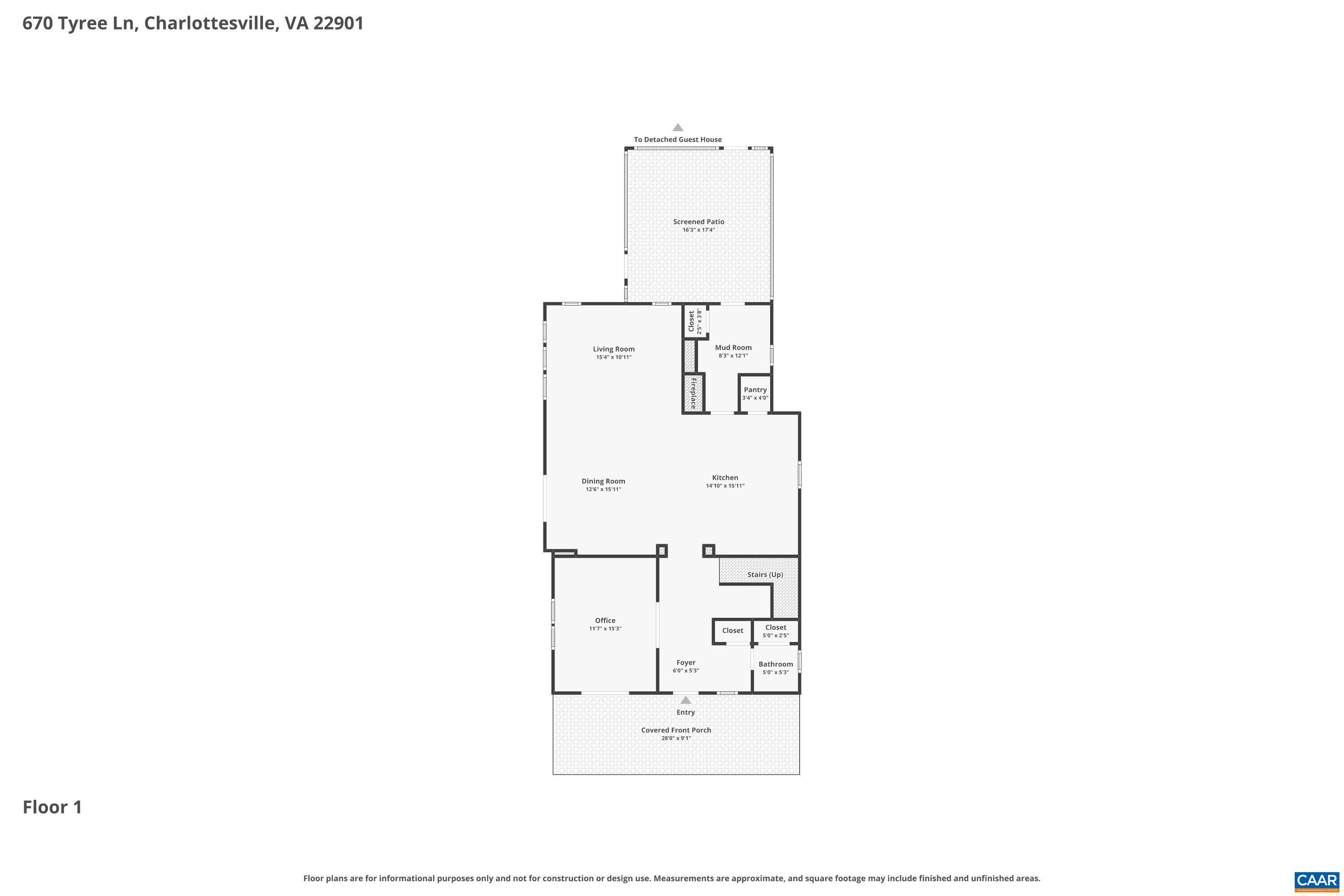 670 TYREE LN, CHARLOTTESVILLE, Virginia 22901, 5 Bedrooms Bedrooms, ,4 BathroomsBathrooms,Residential,670 TYREE LN,676100 MLS # 676100