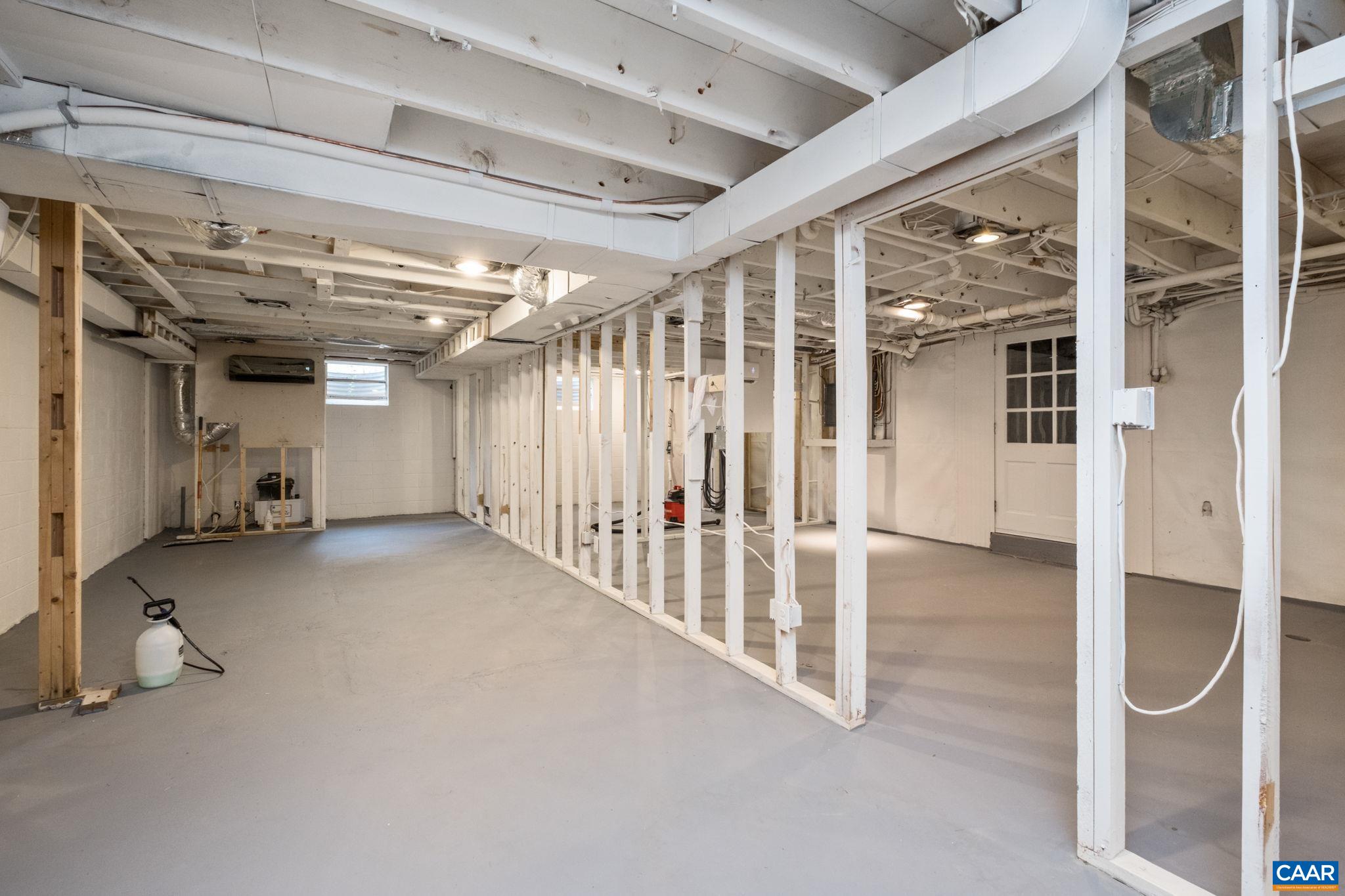 Windows and exterior exit