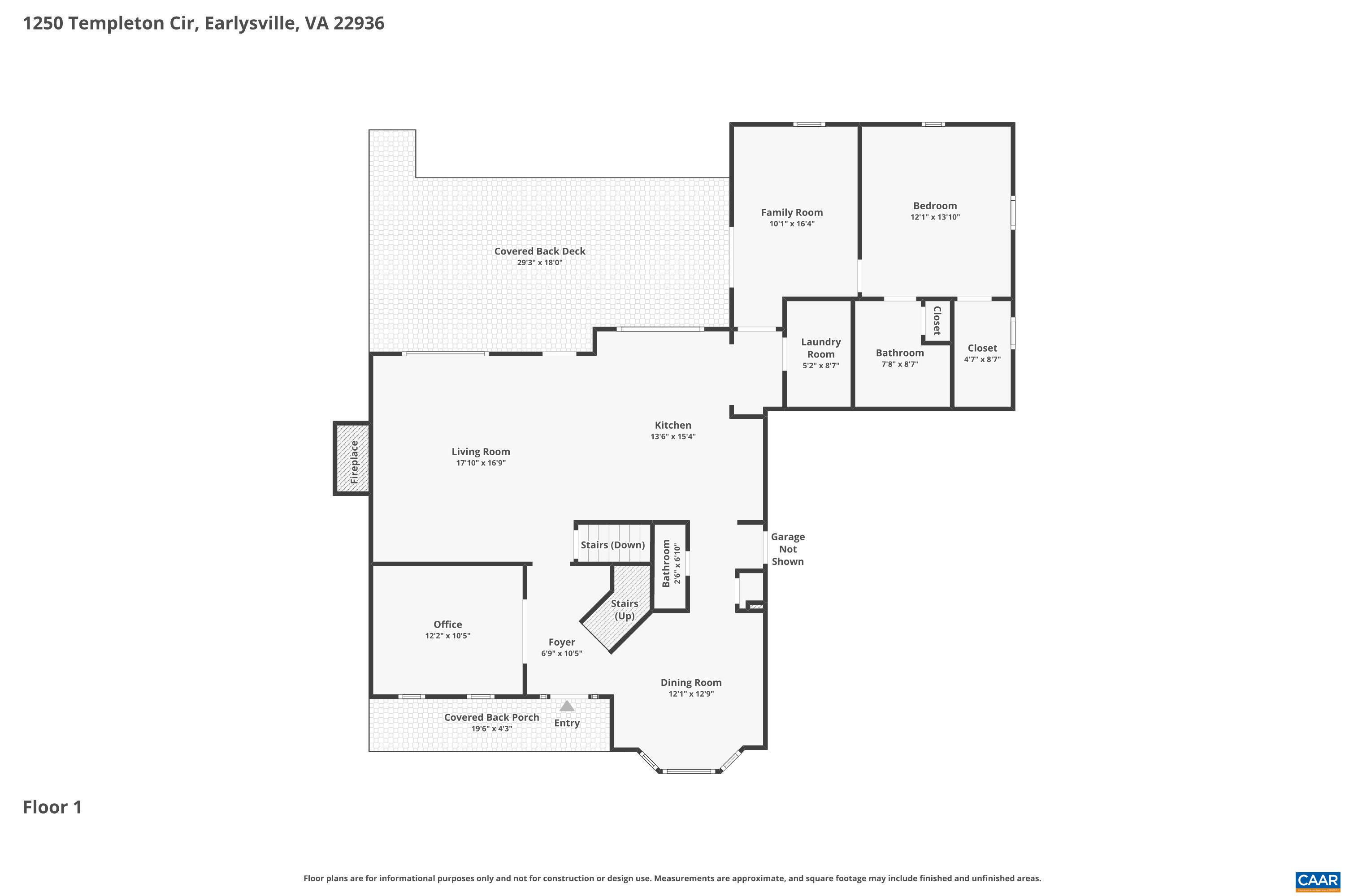 1250 TEMPLETON CIR, EARLYSVILLE, Virginia 22936, 6 Bedrooms Bedrooms, ,4 BathroomsBathrooms,Residential,1250 TEMPLETON CIR,676249 MLS # 676249