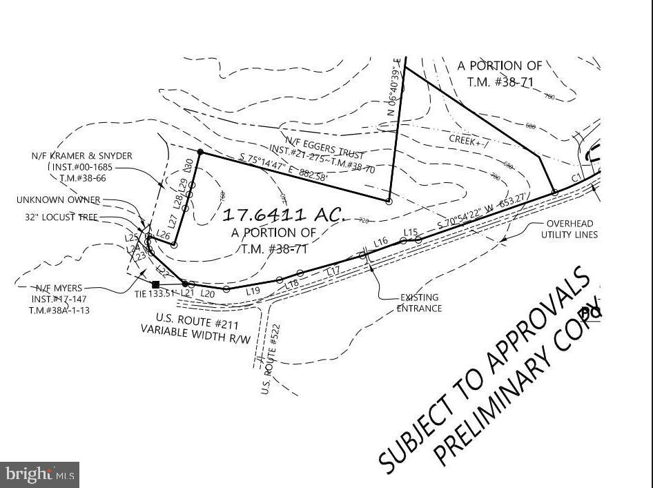 PORTION OF TAX ID 38-71, SPERRYVILLE, Virginia 22740, ,Land,PORTION OF TAX ID 38-71,VARP2002602 MLS # VARP2002602