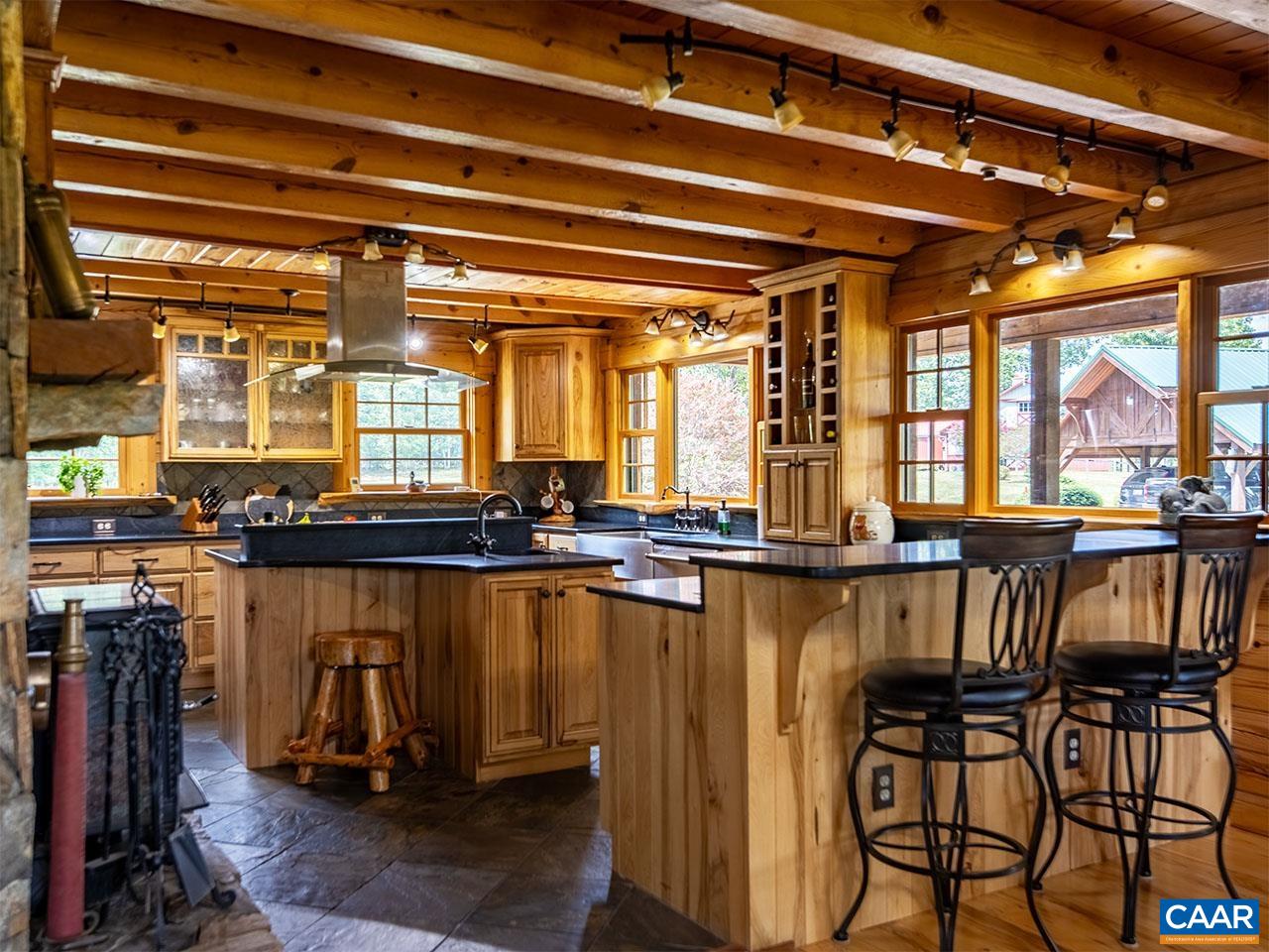 Hickory cabinets and top of the line appliances