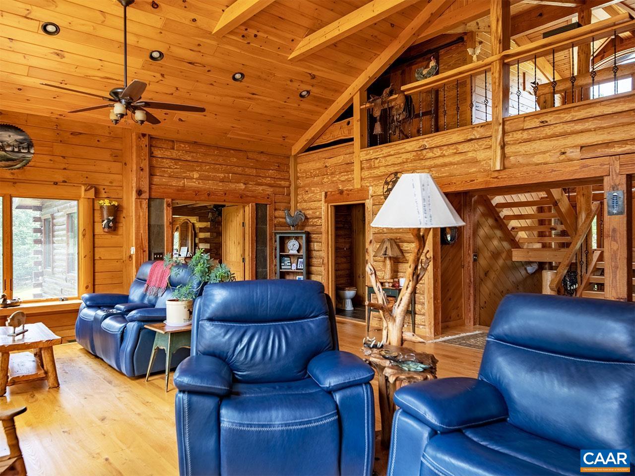 looking back towards the second level